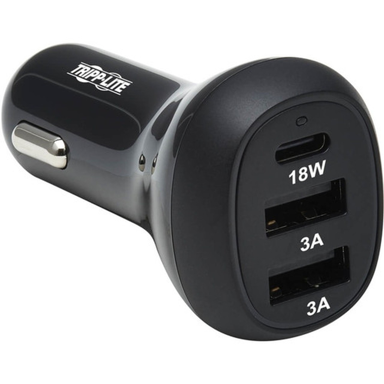 Tripp Lite Auto Adapter - 12 V DC Input - 5 V DC3 A 9 V DC 12 V DC Output - Black U280-C03-36W-1B