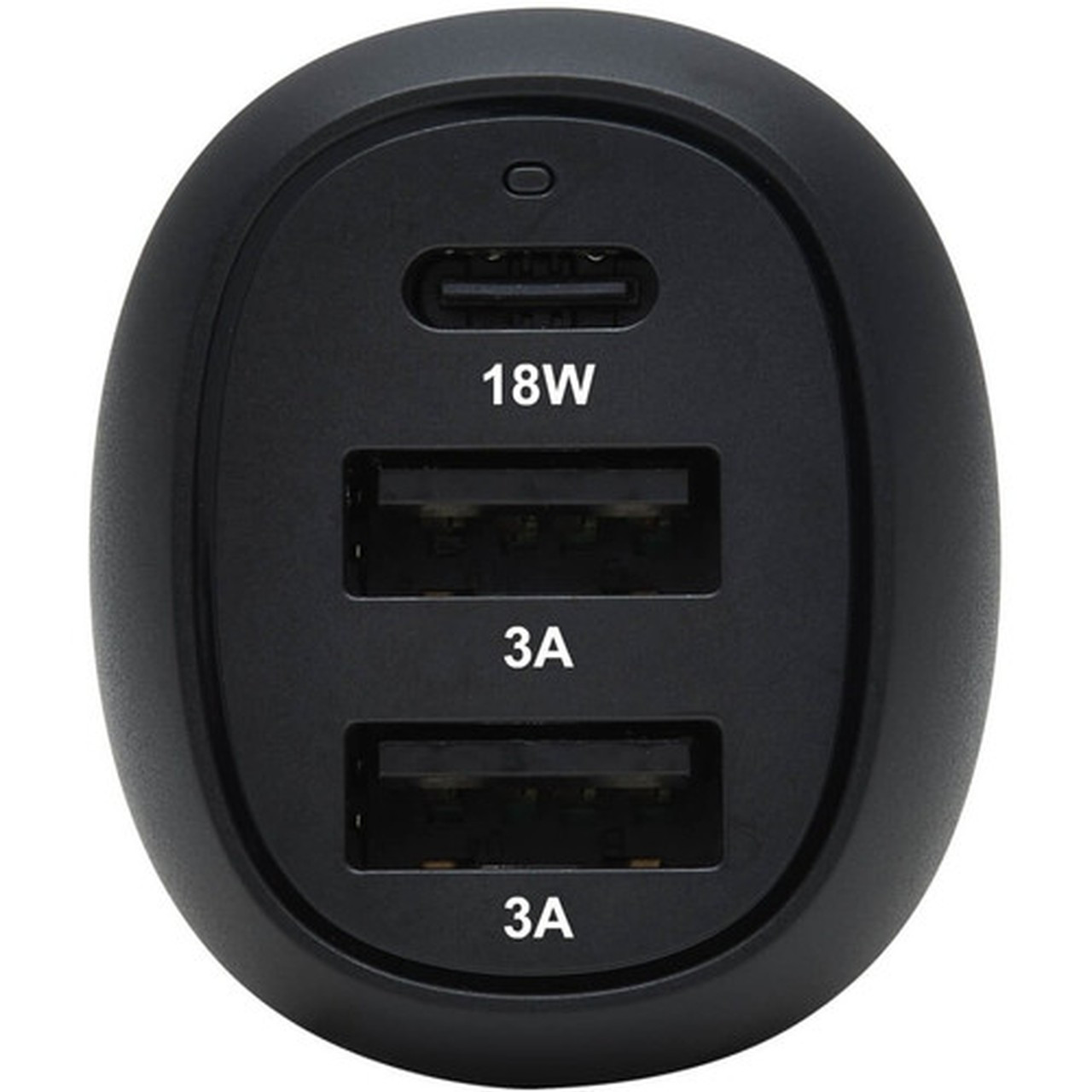 Tripp Lite Auto Adapter - 12 V DC Input - 5 V DC3 A 9 V DC 12 V DC Output - Black U280-C03-36W-1B