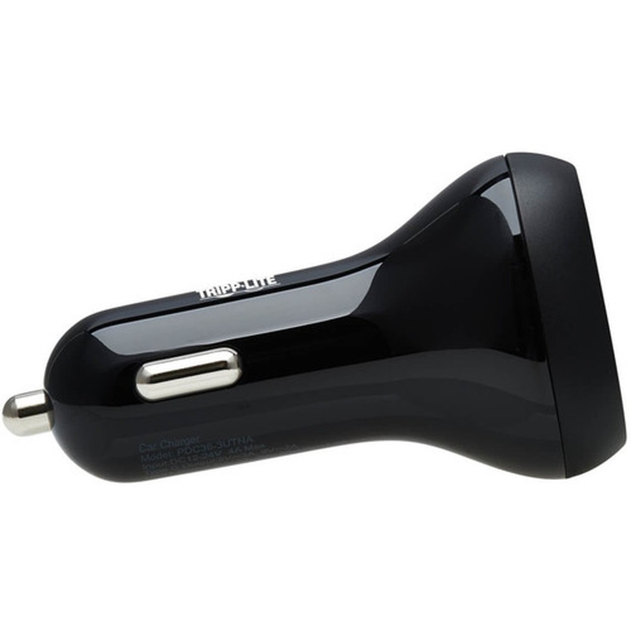 Tripp Lite Auto Adapter - 12 V DC Input - 5 V DC3 A 9 V DC 12 V DC Output - Black U280-C03-36W-1B