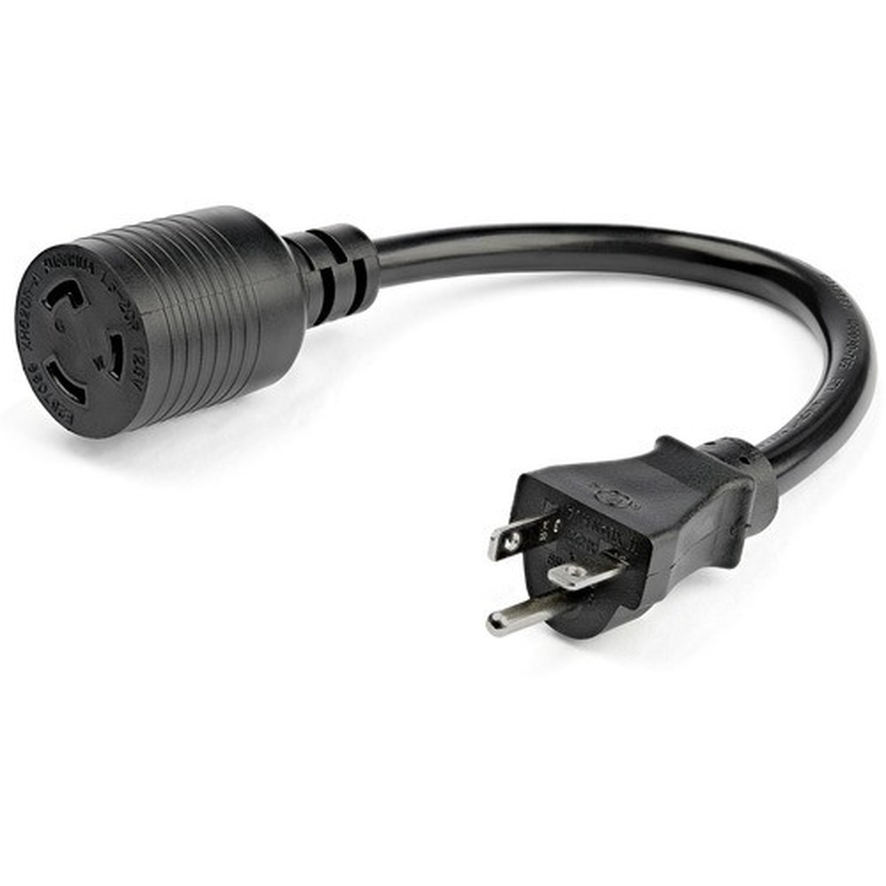 StarTechcom 3ft  09m Power Adapter Cord - Heavy Duty NEMA-L5-20R to NEMA-5-20P - External Power Cable - 12 AWG Power Cord - For - V PAC520PLR3