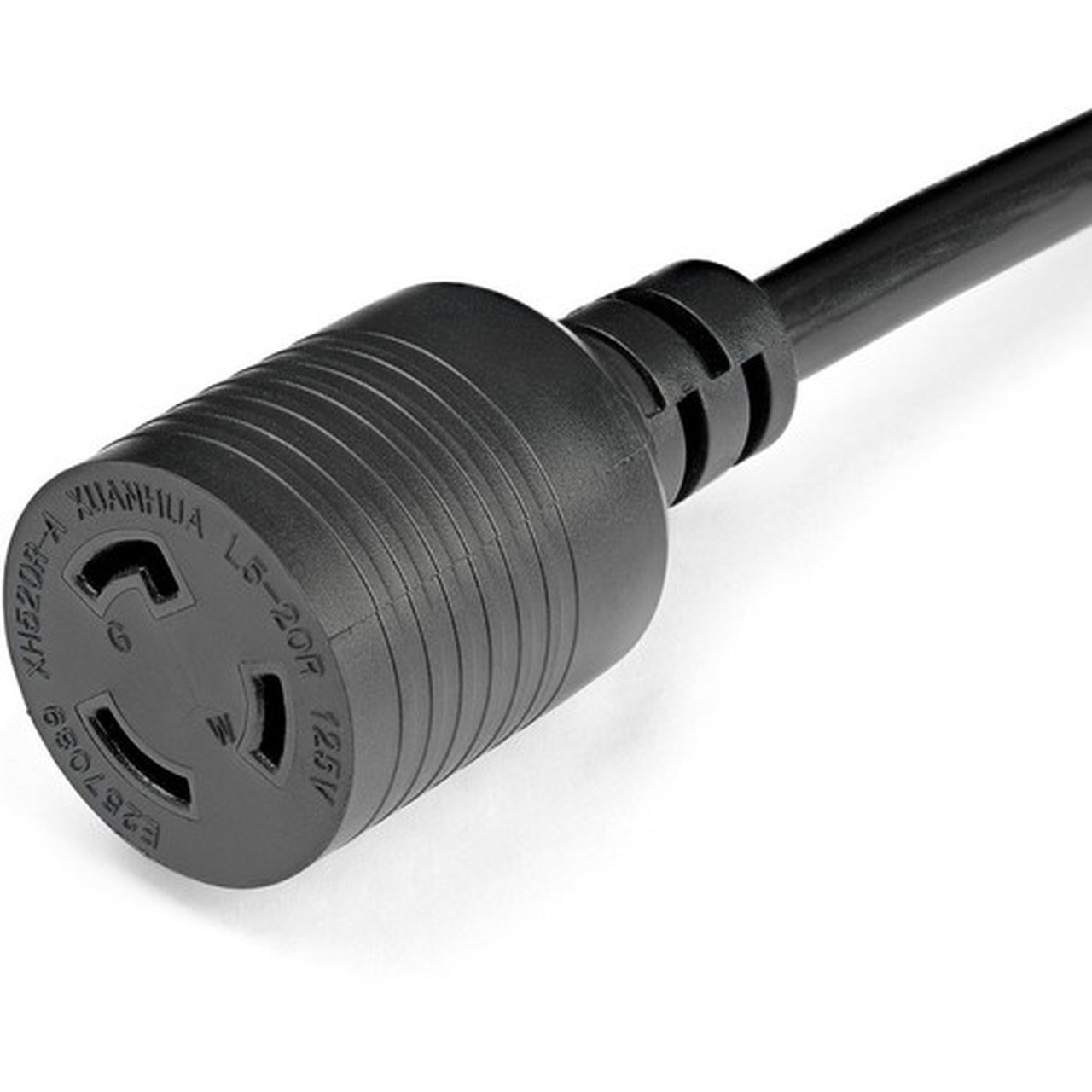 StarTechcom 3ft  09m Power Adapter Cord - Heavy Duty NEMA-L5-20R to NEMA-5-20P - External Power Cable - 12 AWG Power Cord - For - V PAC520PLR3