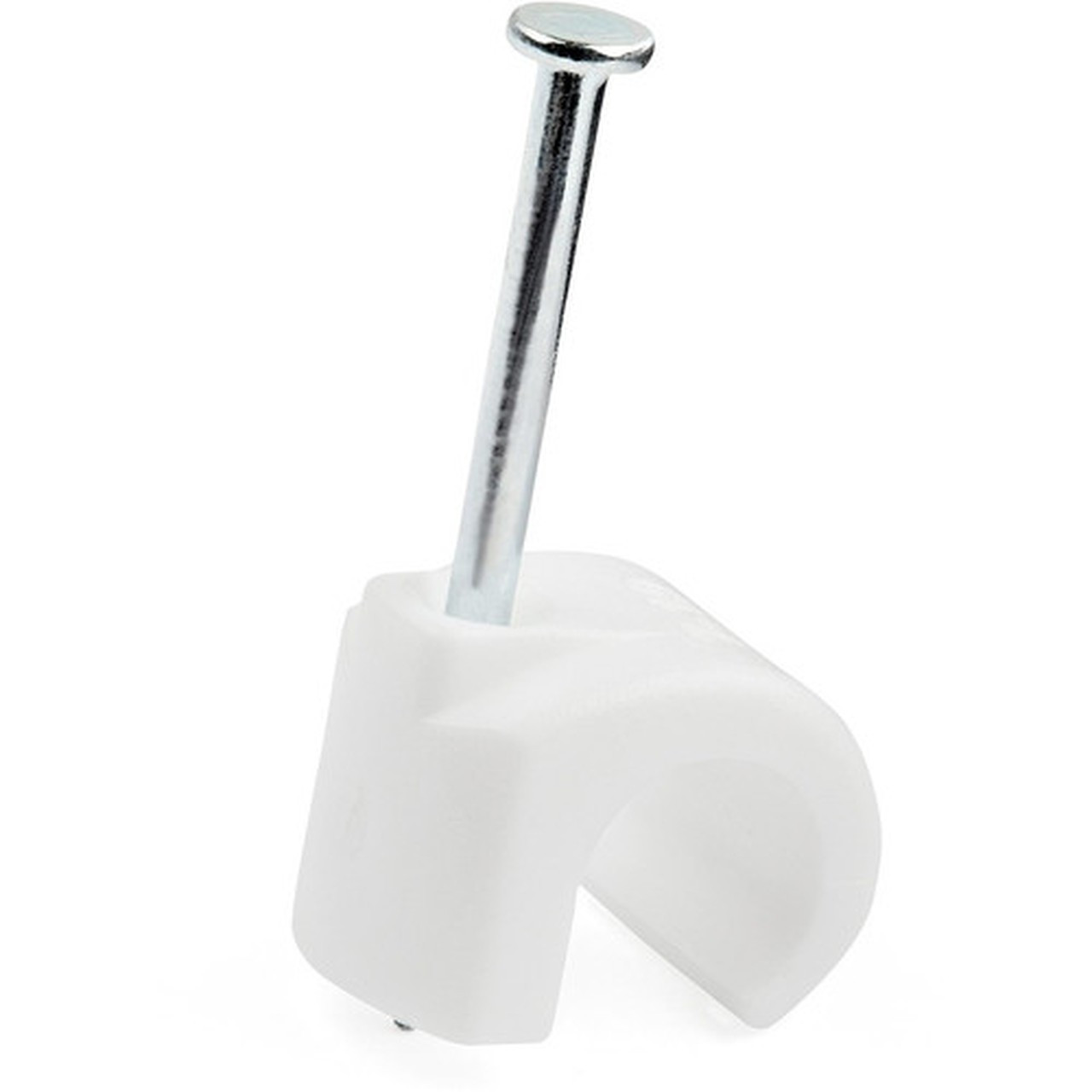 StarTechcom 100 Pk L Cable Clips w Nail - Reusable Nail-in Clamps - Cord MountingHolding Clips - Cable Tacks Wire Fasteners White CBMNMCC3