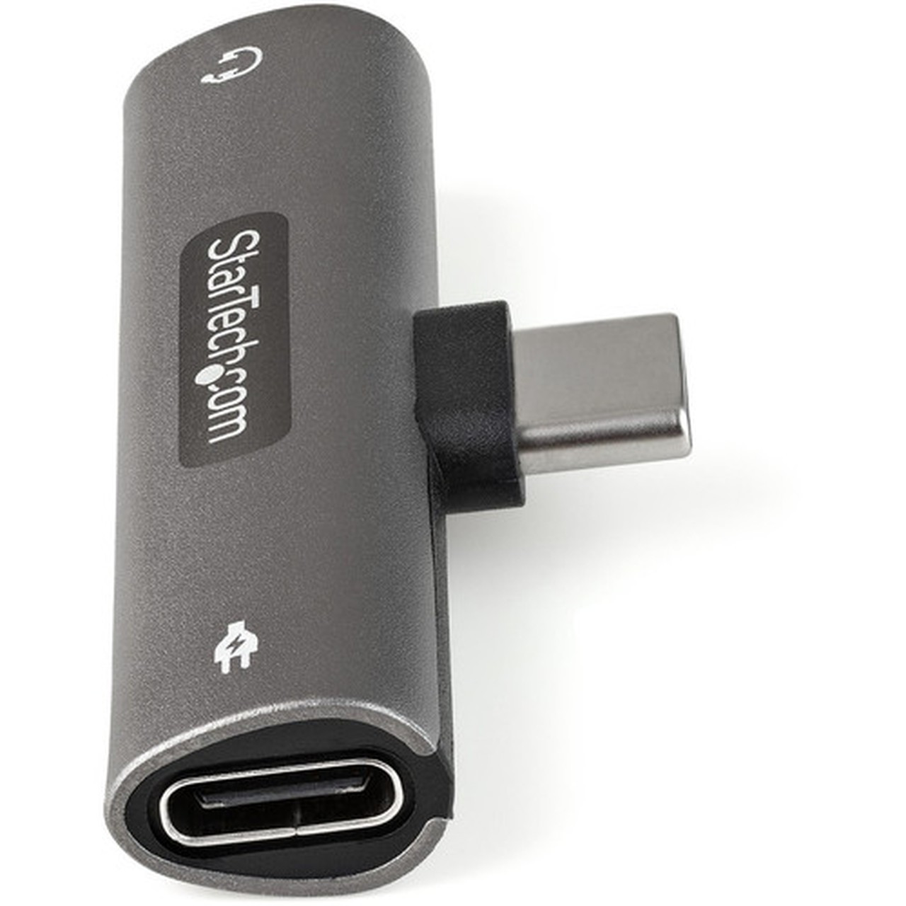 StarTechcom USB C Audio  Charge Adapter USB-C Audio Adapter with 35mm Headset Jack and USB Type-C PD Charging For USB-C - USB C - CDP235APDM