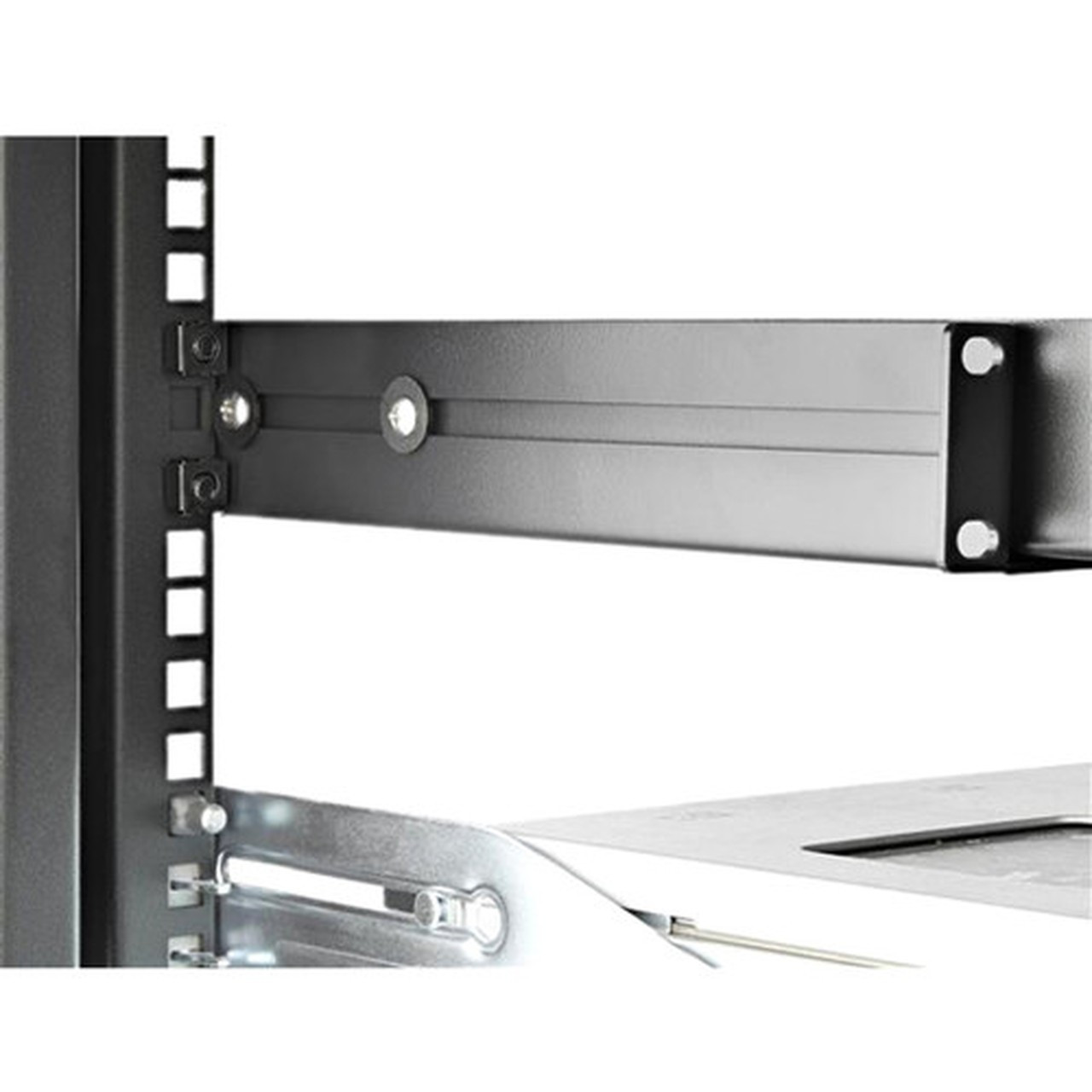 StarTechcom 1U 19 Server Rack Rails 24-36 Adjustable Depth Universal 4 Post NetworkServerUPS Equipment Mounting Rack Mount Rail UNIRAILS1UB