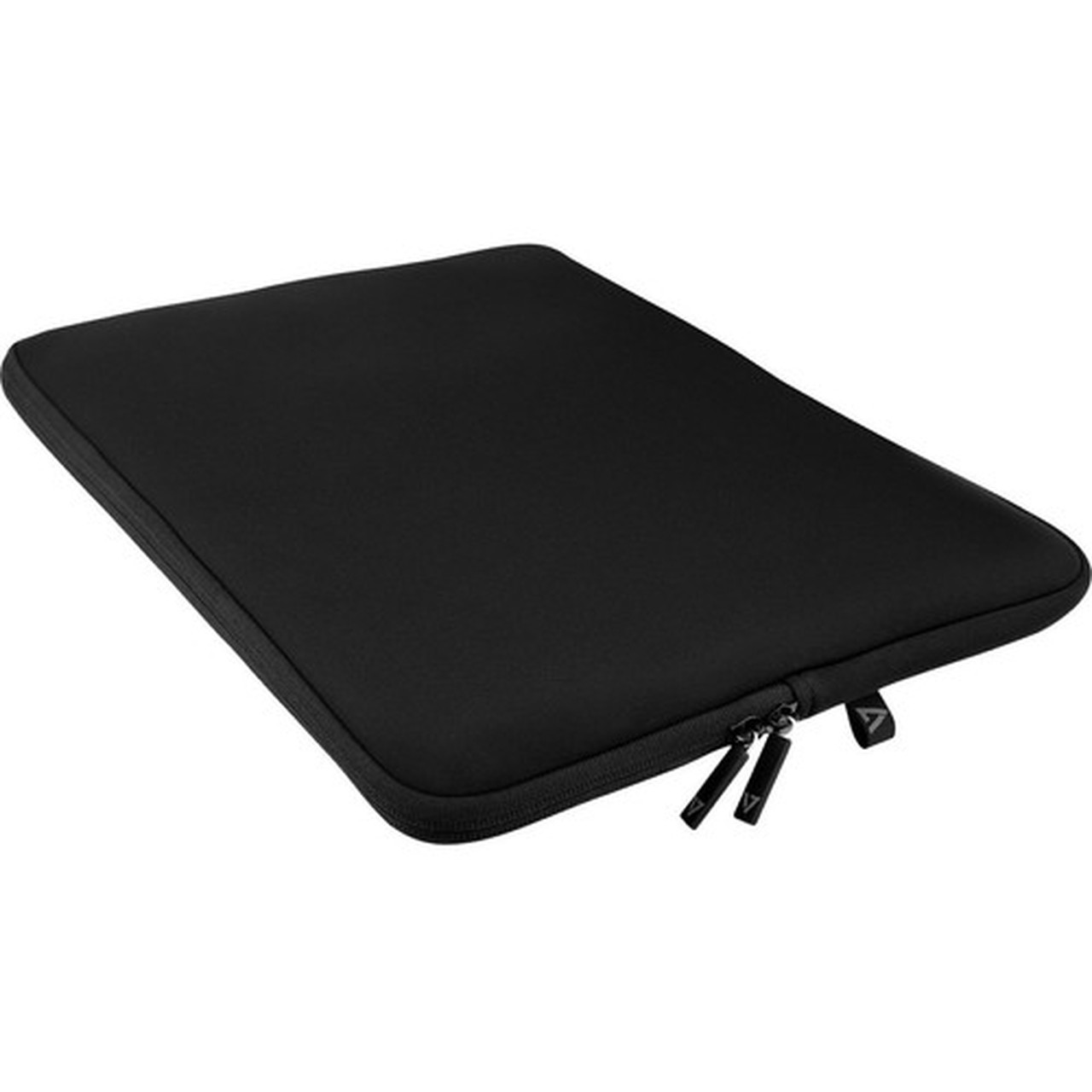 V7 CSE12-BLK-3N Carrying Case Sleeve for 12 MacBook Air - Black - Water Resistant Scratch Resistant Dust Resistant Snag Zipper - CSE12-BLK-3N