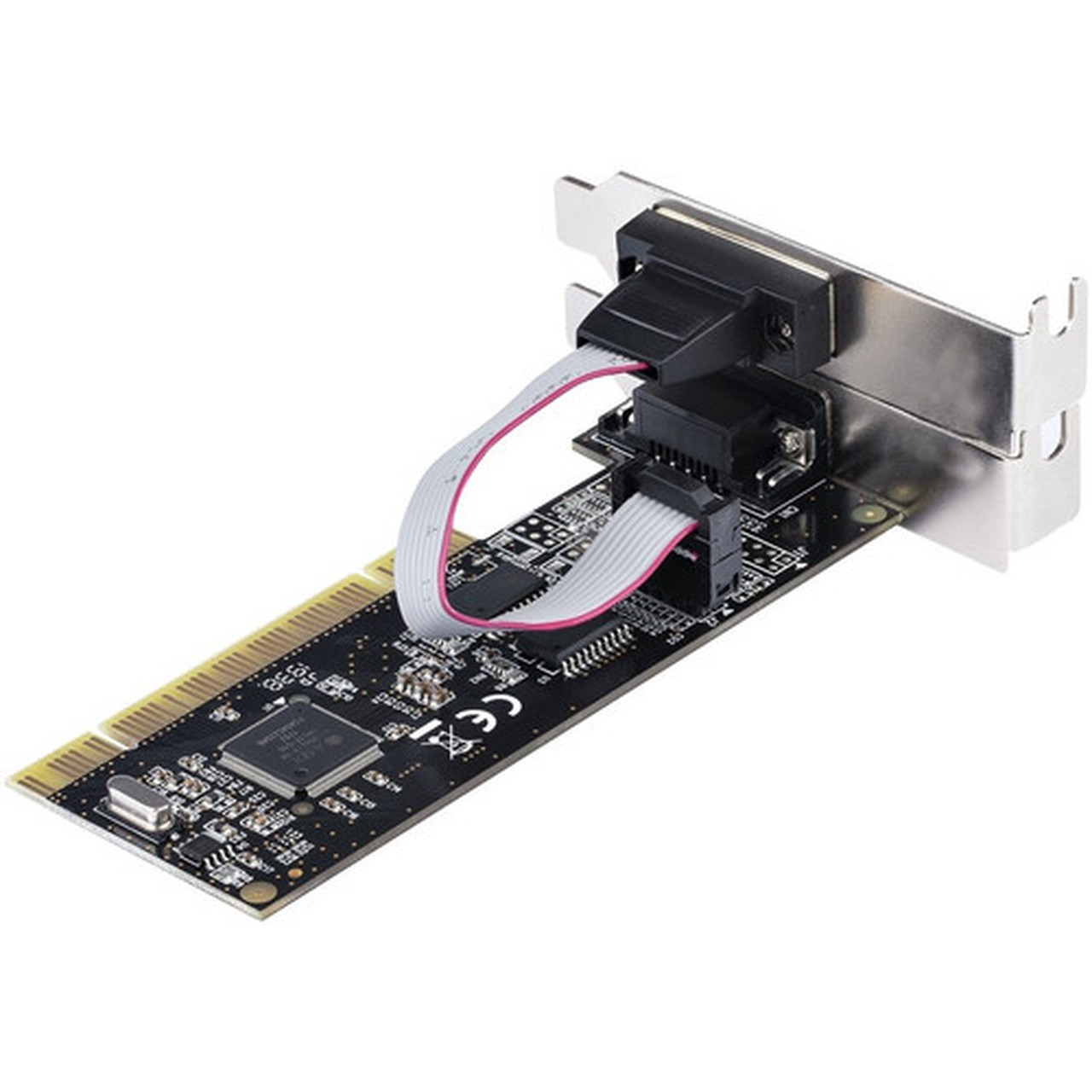 StarTechcom 2-Port PCI RS232 Serial Adapter Card Dual Serial DB9 Ports ExpansionController Card WindowsLinux StandardLow - PCI PCI2S5502