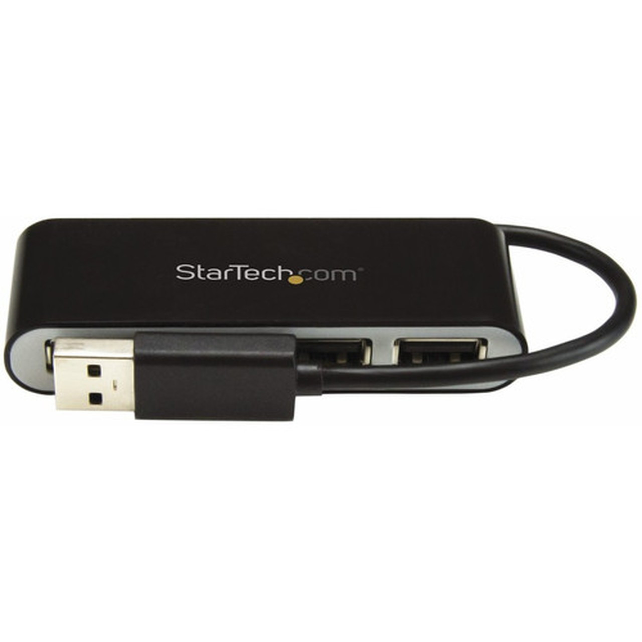 StarTechcom 4 Port Portable USB 20 Hub w Built-in Cable - 4 Port USB Hub - Add four USB 20 ports to your computer using this USB - ST4200MINI2
