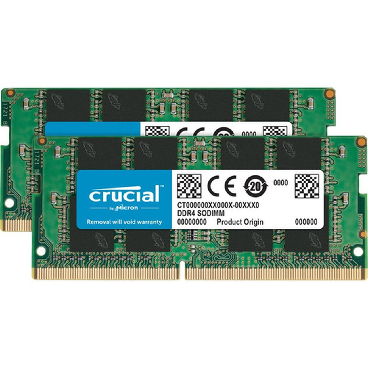 Crucial 32GB 2 x 16GB DDR4 SDRAM Memory Kit - For Notebook - 32 GB 2 x 16GB - DDR4-2400PC4-19200 DDR4 SDRAM - 2400 MHz - CL17 - V CT2K16G4SFD824A