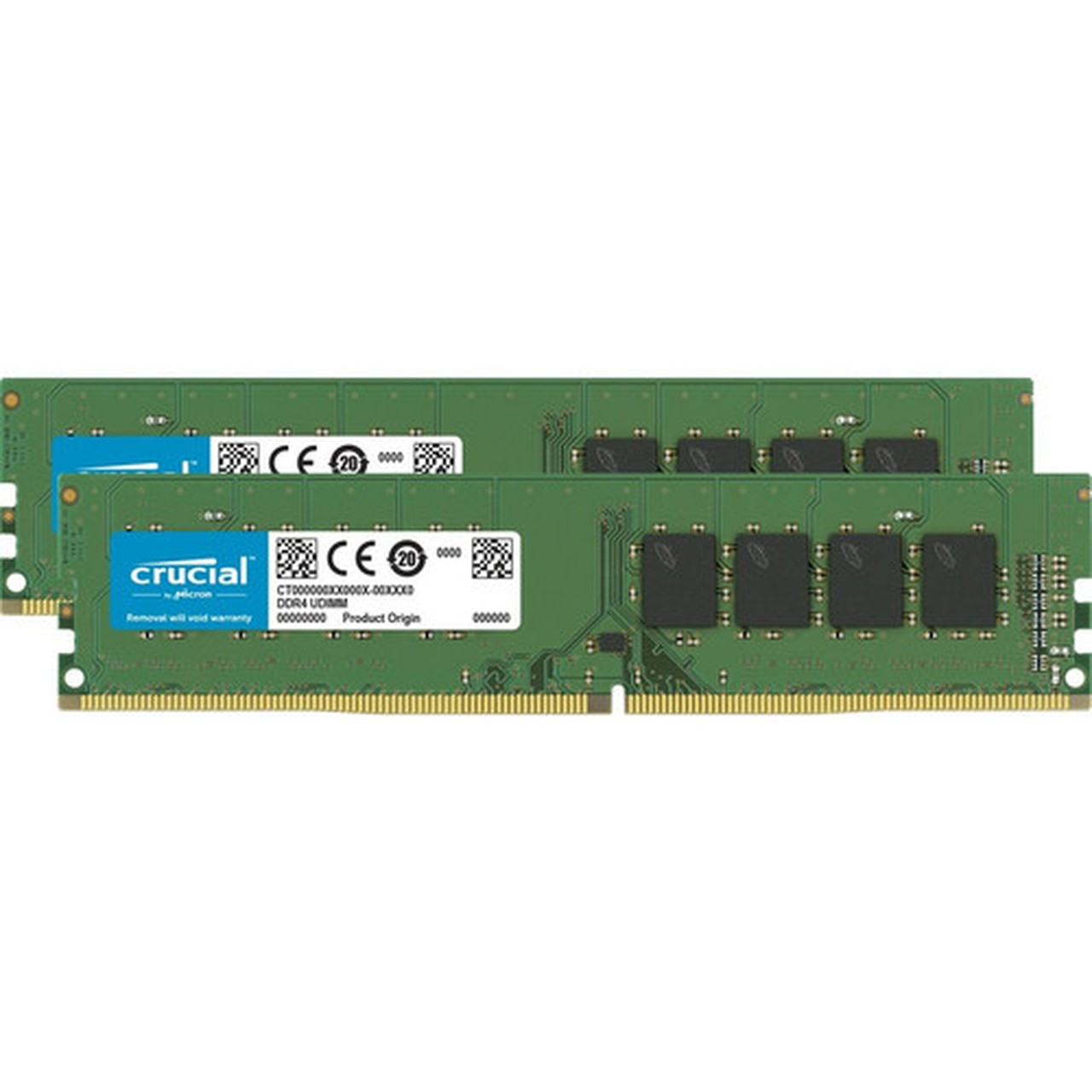 Crucial 32GB 2 x 16GB DDR4 SDRAM Memory Kit - For Desktop PC - 32 GB 2 x 16GB - DDR4-3200PC4-25600 DDR4 SDRAM - 3200 MHz - CL22 - CT2K16G4DFRA32A