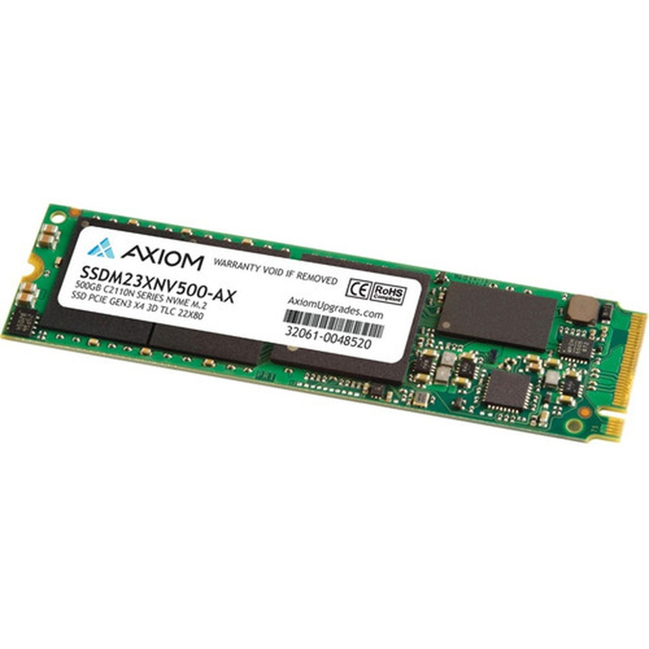 Axiom 500GB C2110n Series PCIe Gen3x4 NVMe M2 TLC SSD - Workstation All-in-One PC Notebook Desktop PC Device Supported - 0609 - - SSDM23XNV500-AX