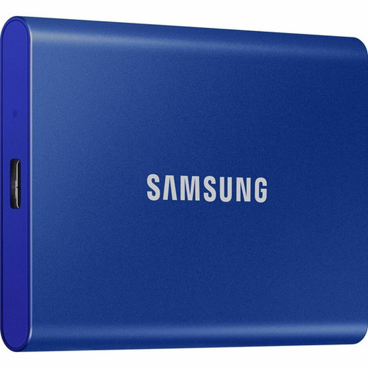 Samsung T7 MU-PC500HAM 500 GB Portable Solid State Drive - External - PCI Express NVMe - Indigo Blue - Gaming Console Desktop PC - MU-PC500HAM