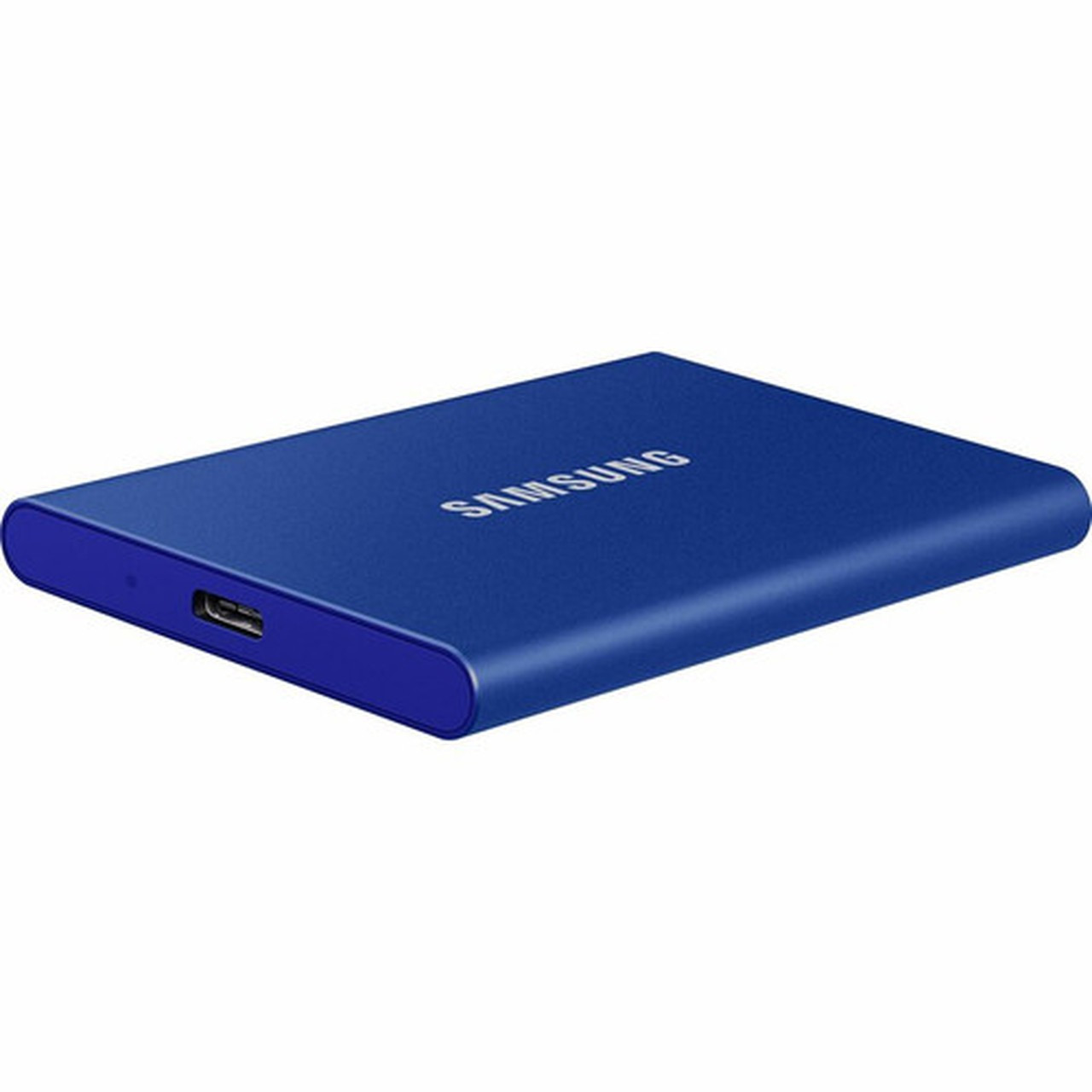 Samsung T7 MU-PC500HAM 500 GB Portable Solid State Drive - External - PCI Express NVMe - Indigo Blue - Gaming Console Desktop PC - MU-PC500HAM