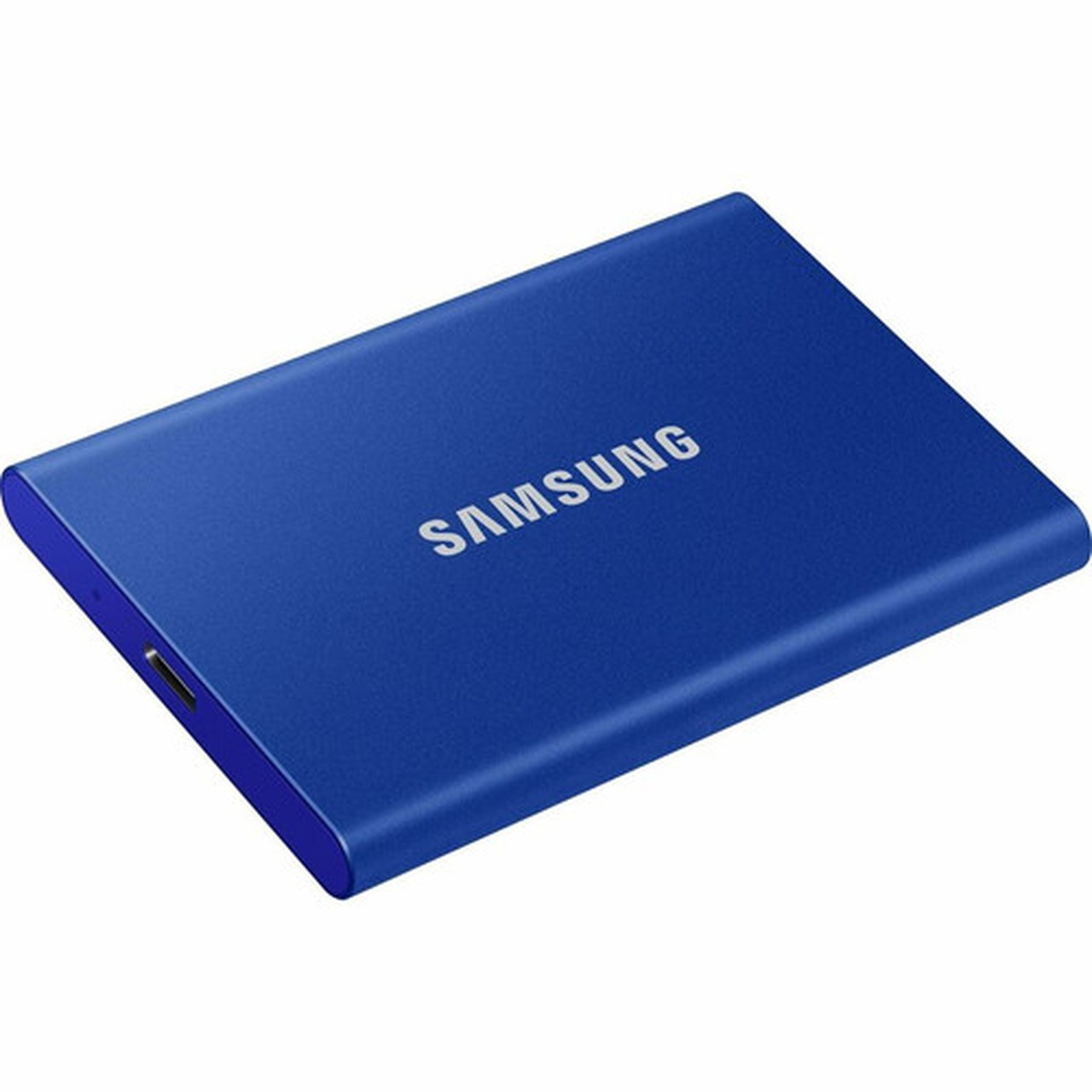 Samsung T7 MU-PC500HAM 500 GB Portable Solid State Drive - External - PCI Express NVMe - Indigo Blue - Gaming Console Desktop PC - MU-PC500HAM