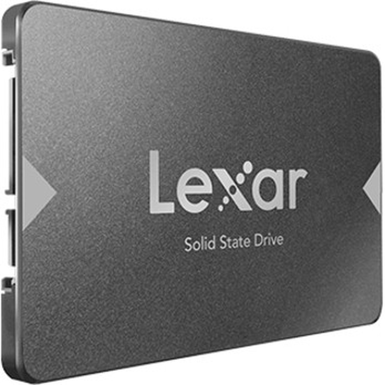 Lexar NS100 128 GB Solid State Drive - 25 Internal - SATA SATA600 - Gray - Desktop PC Notebook Device Supported - 046 DWPD - 64 LNS100-128RB