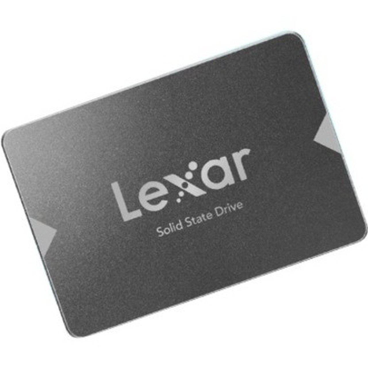 Lexar NS100 128 GB Solid State Drive - 25 Internal - SATA SATA600 - Gray - Desktop PC Notebook Device Supported - 046 DWPD - 64 LNS100-128RB
