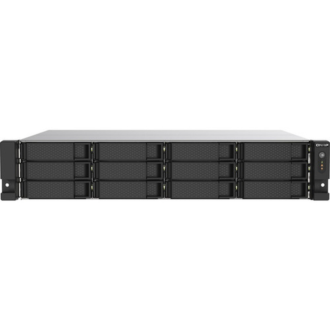 QNAP TS-1273AU-RP-8G SANNAS Storage System - AMD Ryzen V1500B Quad-core 4 Core 220 GHz - 12 x HDD Supported - 0 x HDD Installed - TS-1273AU-RP-8G-US