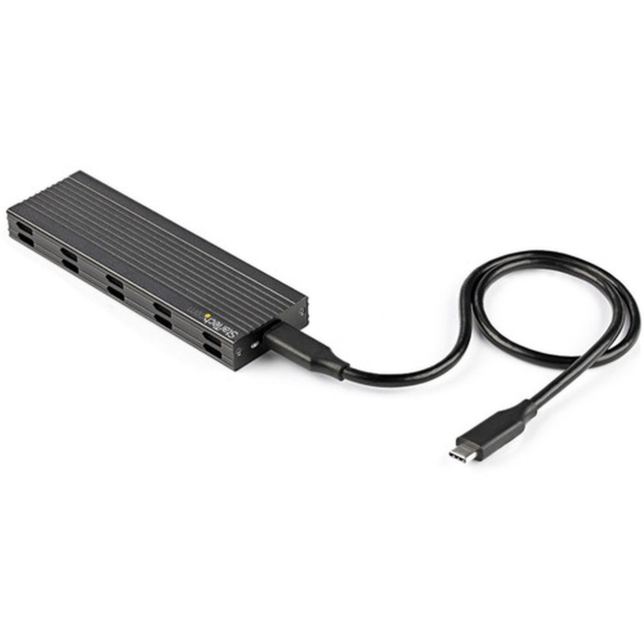 StarTechcom USB-C 10Gbps to M2 NVMe or M2 SATA SSD Enclosure Portable M2 PCIeSATA SSD Aluminum Enclosure USB-C  USB-A Host - - SM2E1BMU31C