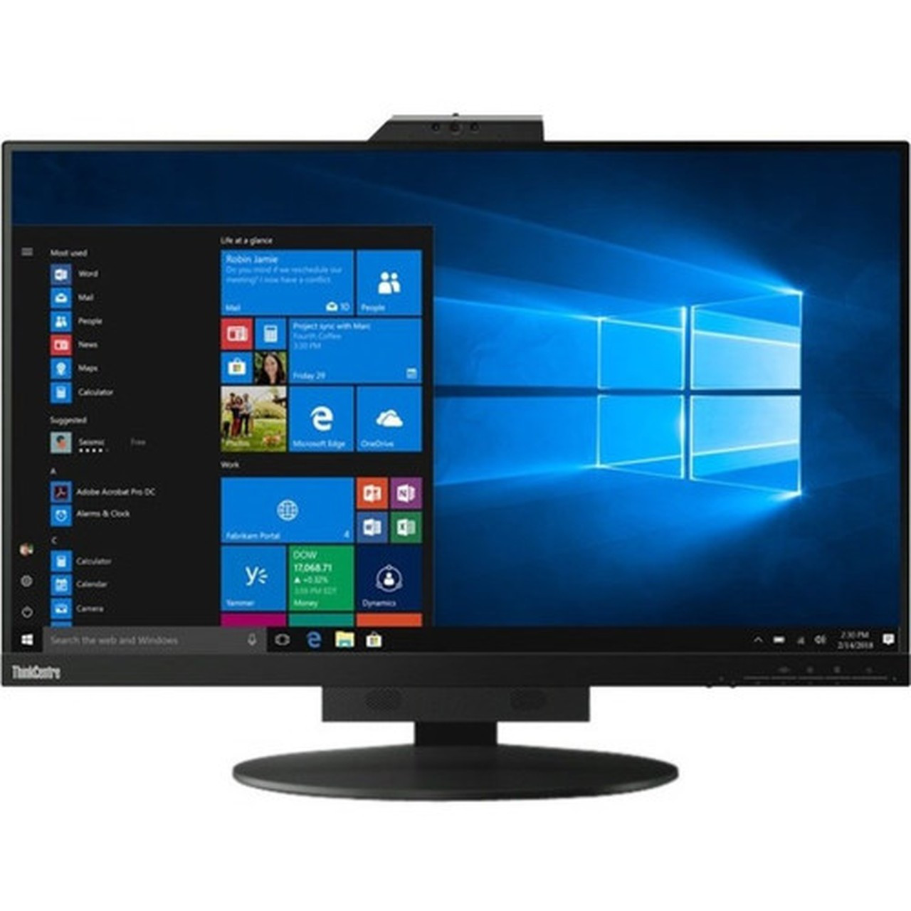 Lenovo ThinkCentre TIO27 27 WQHD WLED LCD Monitor - 169 - 27 68580 mm Class - In-plane Switching IPS Technology - 2560 x 1440 11JHRAR1US