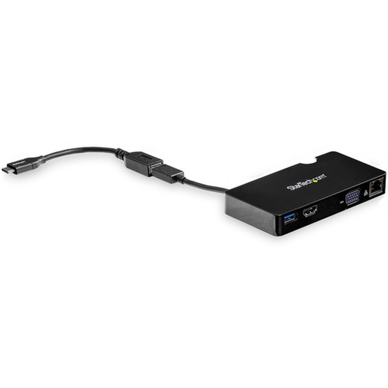 StarTechcom USB 30 Multiport Adapter  USB-C to USB-A Cable - Mac  Windows - For USB-A or USB-C laptops - HDMI  VGA - 1x USB-A - - BNDDKT30CAHV