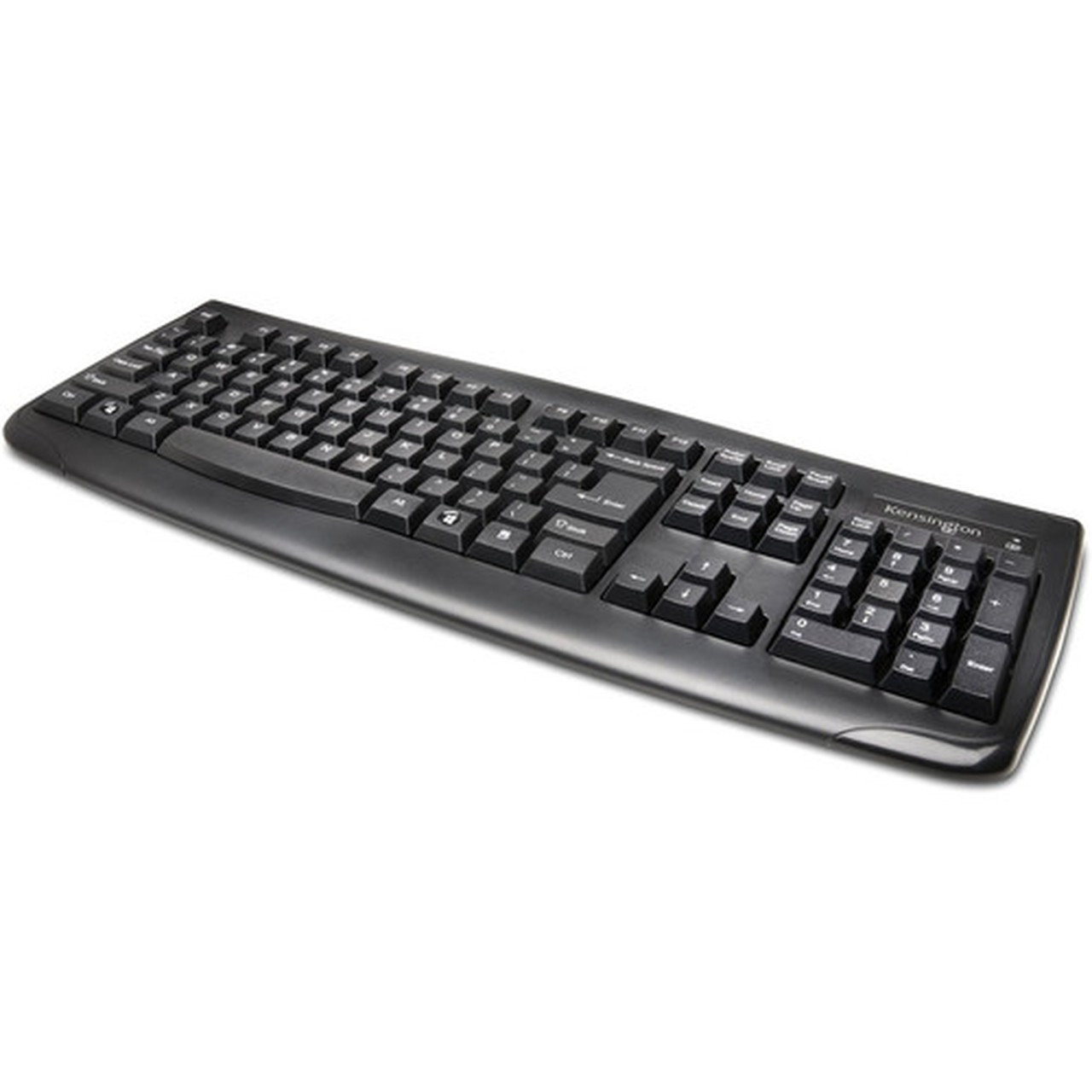 Kensington Pro Fit Wireless Keyboard - Black - Wireless Connectivity - RF - USB Interface - QWERTY Layout - Computer - Membrane - K72450USA