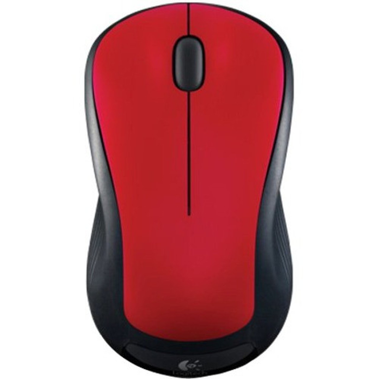 Logitech M310 Mouse - Laser - Wireless - Radio Frequency - 240 GHz - Flame Red - USB - 1000 dpi - Scroll Wheel - 3 Buttons - 910-002486