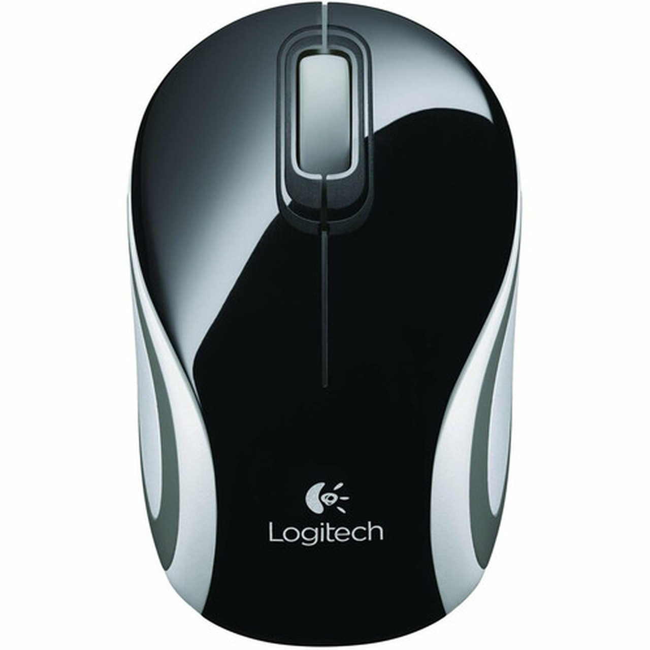 Logitech Wireless Mini Mouse M187 - Optical - Wireless - Radio Frequency - 240 GHz - Black - USB - 1000 dpi - Scroll Wheel - 3 - 910-002726