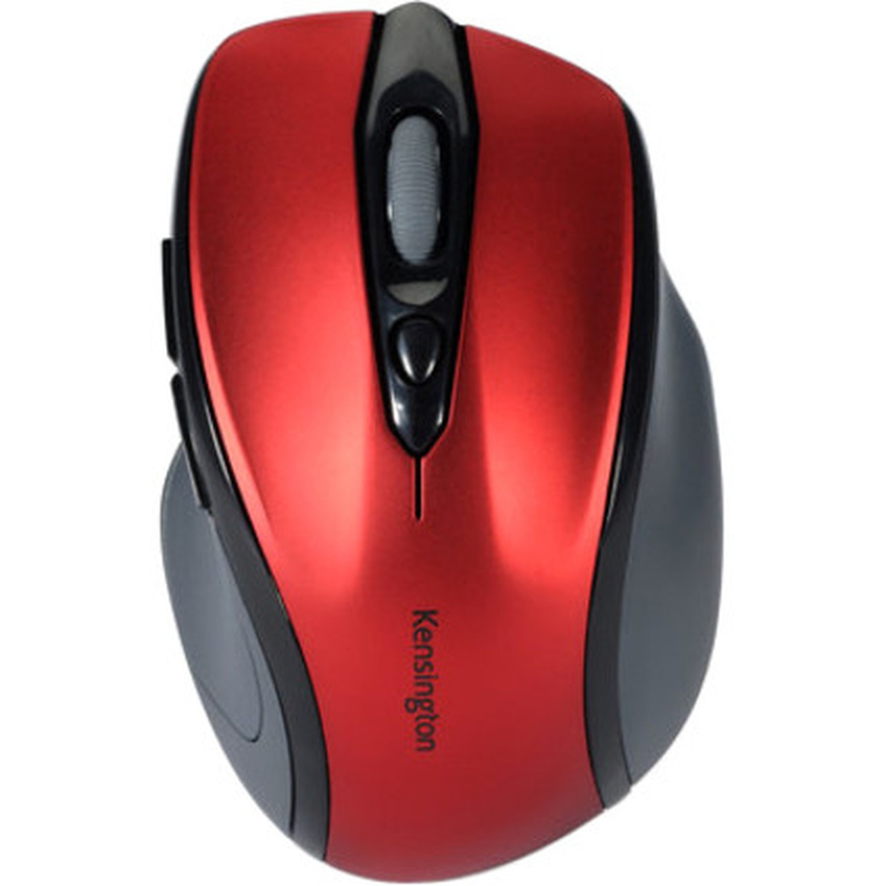 Kensington Pro Fit Wireless Mid-Size Mouse - Optical - Wireless - Radio Frequency - Red - USB - 1600 dpi - Scroll Wheel - Medium Size K72422AMA