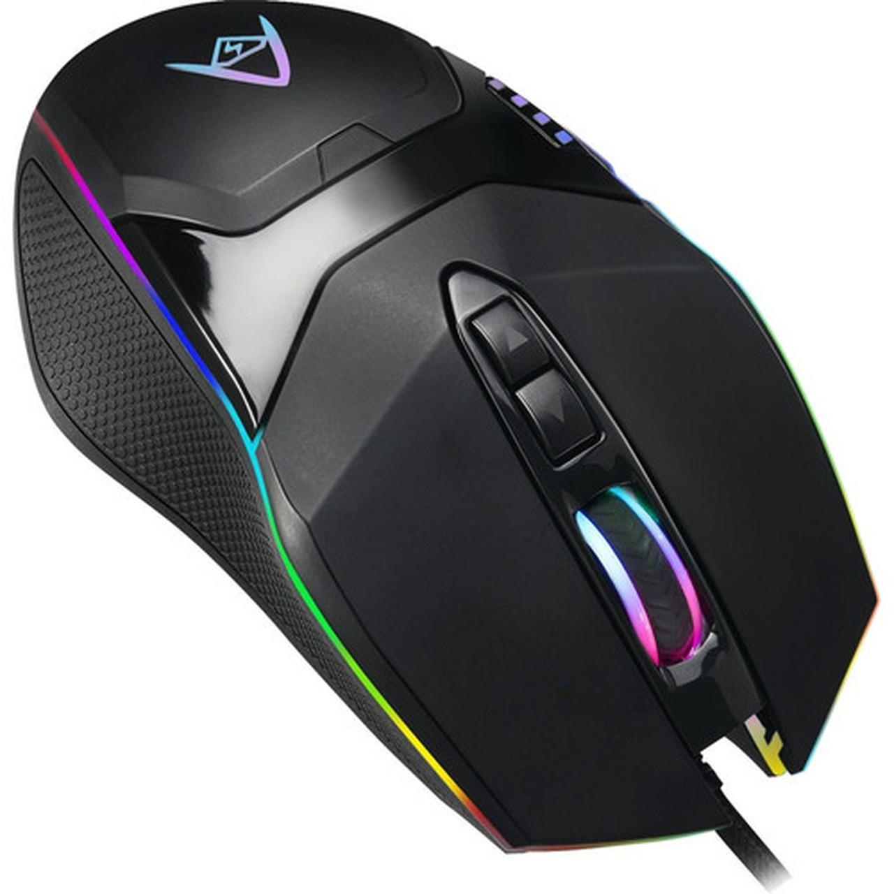 iMouse X5 - 6400 DPI RGB illuminated Gaming Mouse - 6 level adjustable DPI up to 6400 - 7 buttons - adjustable weight - RGB chromatic IMOUSE X5