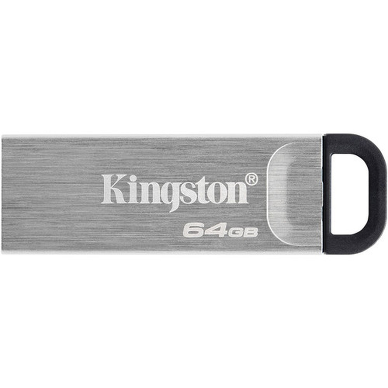 Kingston DataTraveler Kyson 64GB USB 32 Gen 1 Type A Flash Drive - 64 GB - USB 32 Gen 1 Type A - 200 MBs Read Speed - Silver - DTKN64GB