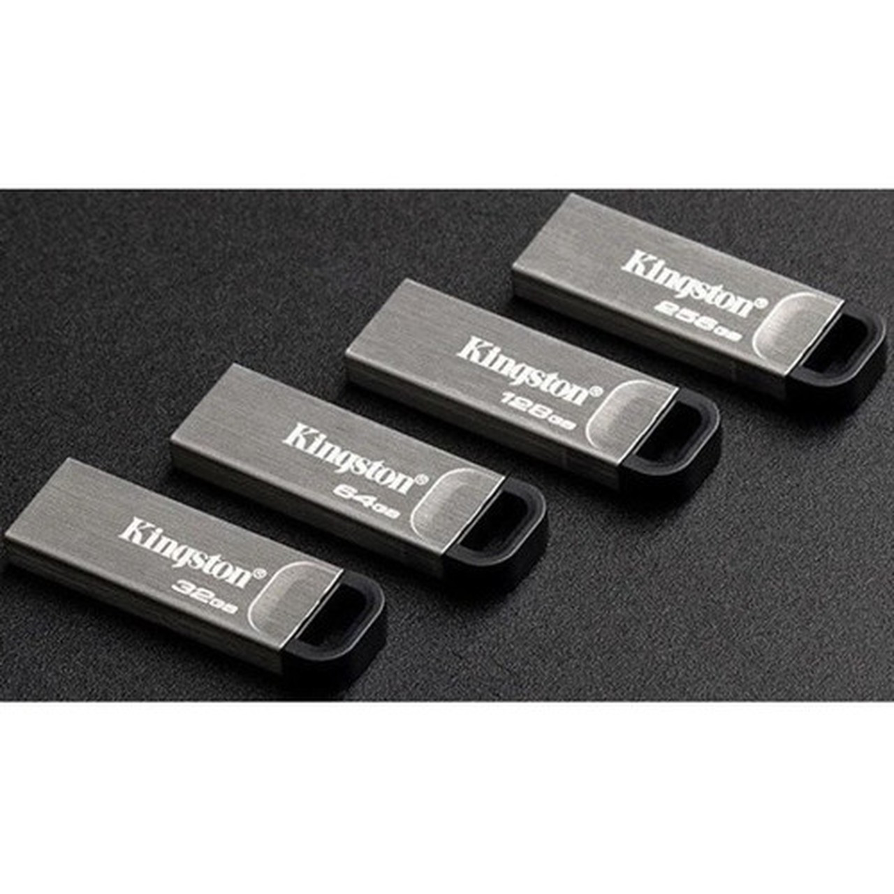 Kingston DataTraveler Kyson 64GB USB 32 Gen 1 Type A Flash Drive - 64 GB - USB 32 Gen 1 Type A - 200 MBs Read Speed - Silver - DTKN64GB