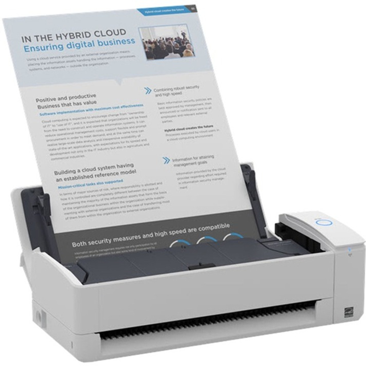 Fujitsu ScanSnap iX1300 ADF Scanner - 600 dpi Optical - 30 ppm (Mono) - 30 ppm (Color) - PC Free Scanning - Duplex Scanning - USB (Fleet Network)