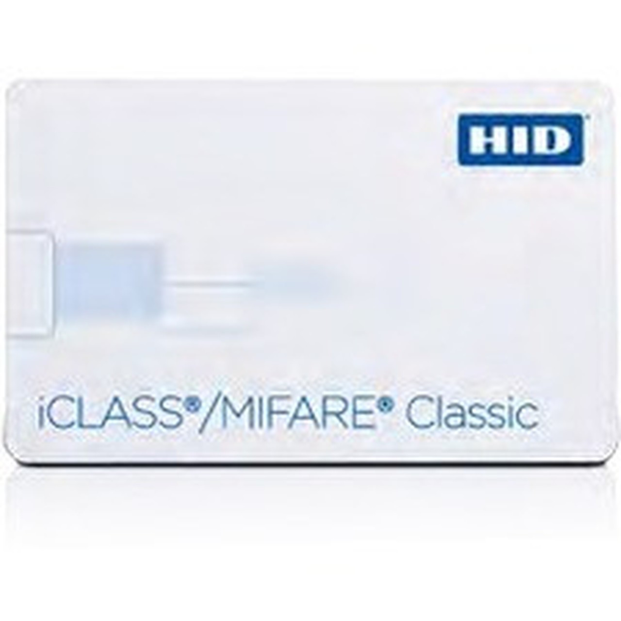 HID iCLASSMIFARE Classic ID Card - Printable - Smart Card - 337 8560 mm x 213 5398 mm Length - White - Polyvinyl Chloride 2523HNCGGNNNN