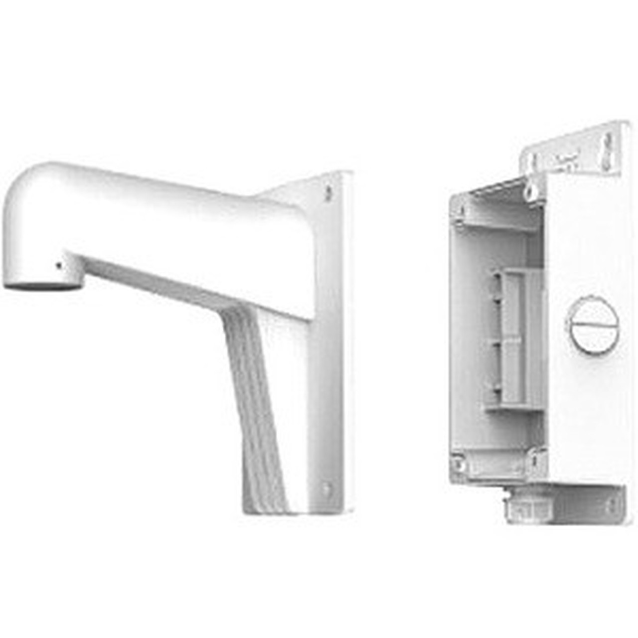 Hikvision WMS Wall Mount for PTZ Camera Pendant Cap - White - 50 kg Load Capacity WMS