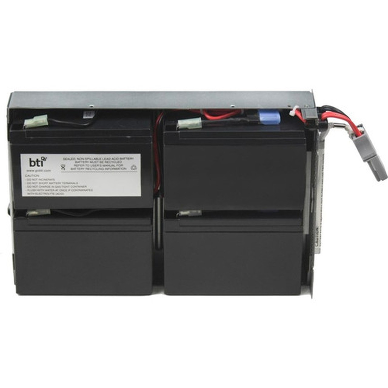 BTI UPS Replacement Battery Cartridge - Compatible with APC SMT1000RMI2U UPS APCRBC132-SLA132