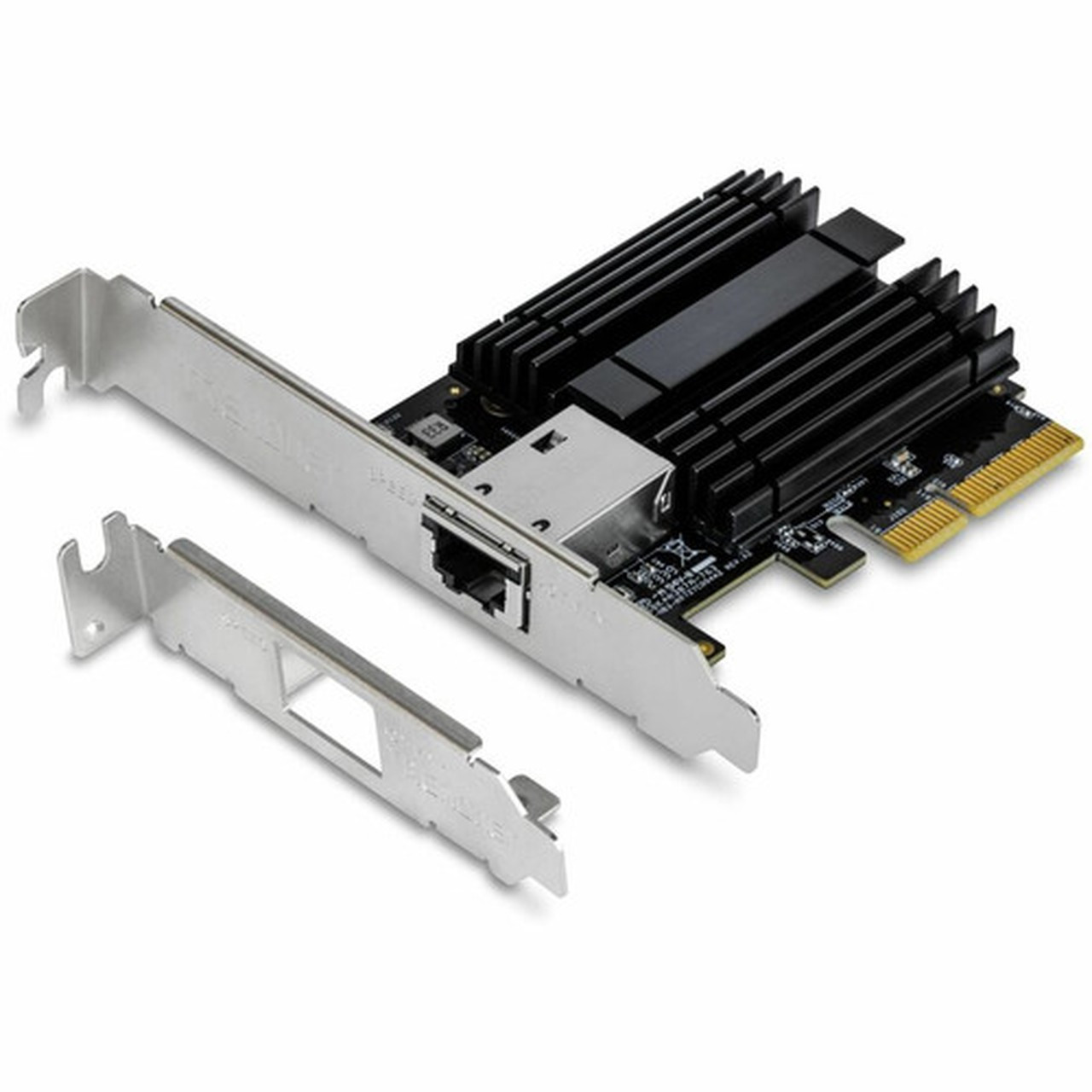 TRENDnet 10 Gigabit PCIe Network Adapter Converts A PCIe Slot Into A 10G Ethernet Port Supports 8021Q Vlan Includes Standard  - TEG-10GECTX