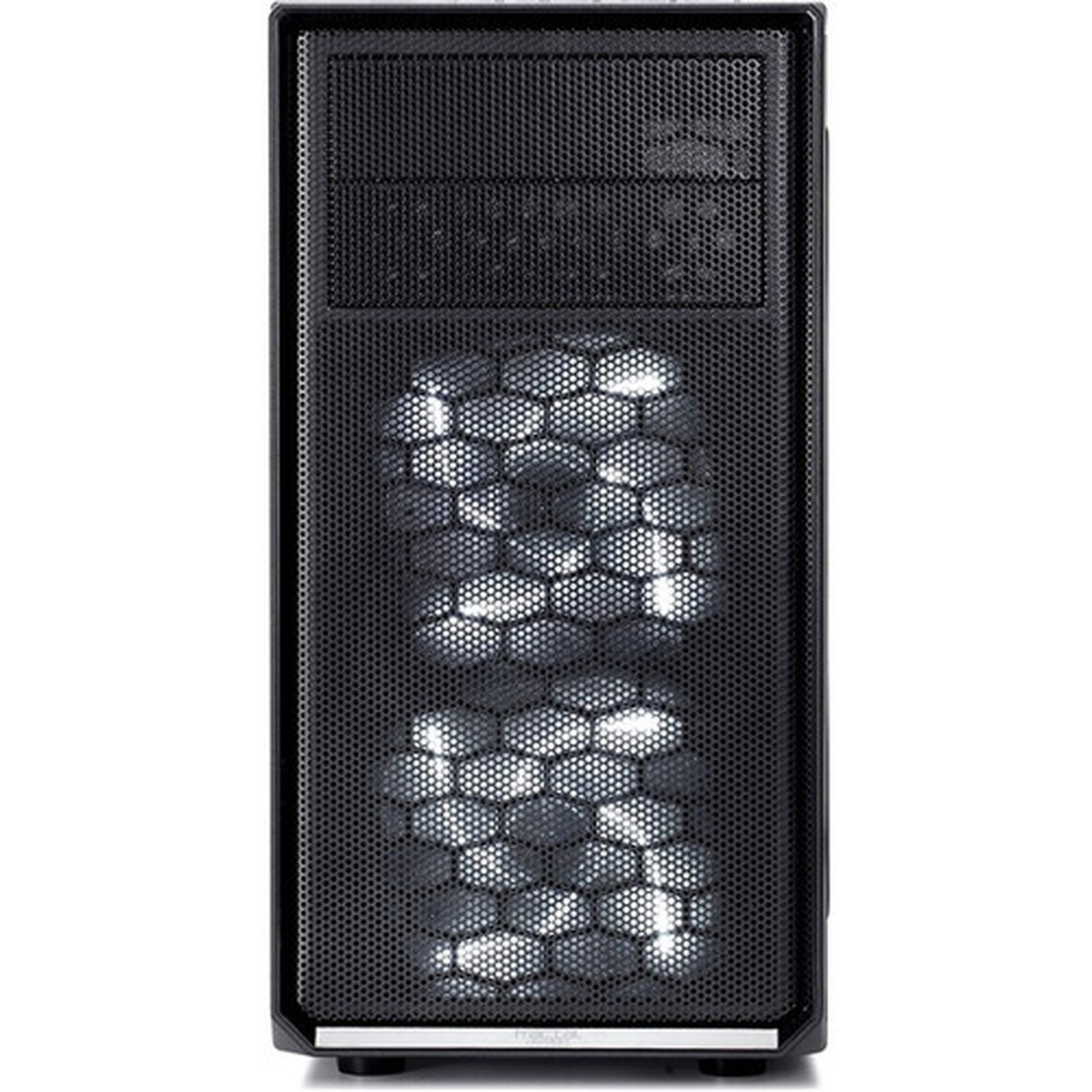 Fractal Design Focus G Computer Case with Side Window - Mid-tower - White - 5 x Bay - 2 x 472 120 mm x Fans Installed - ATX ITX FD-CA-FOCUS-WT-W
