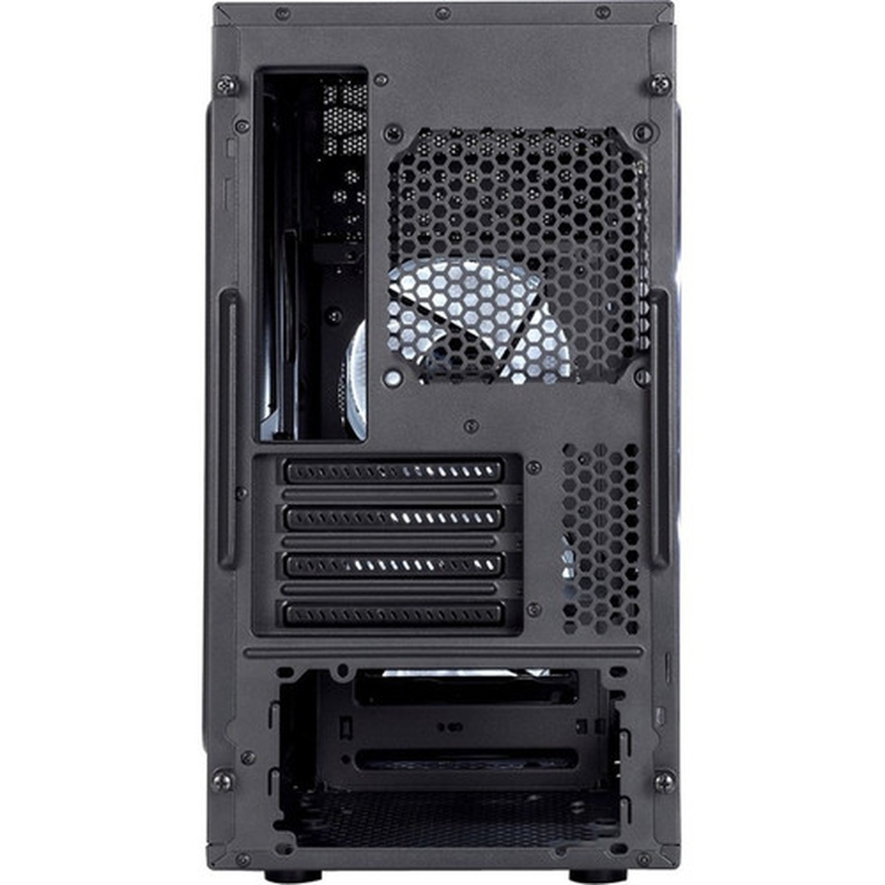 Fractal Design Focus G Computer Case with Side Window - Mid-tower - White - 5 x Bay - 2 x 472 120 mm x Fans Installed - ATX ITX FD-CA-FOCUS-WT-W