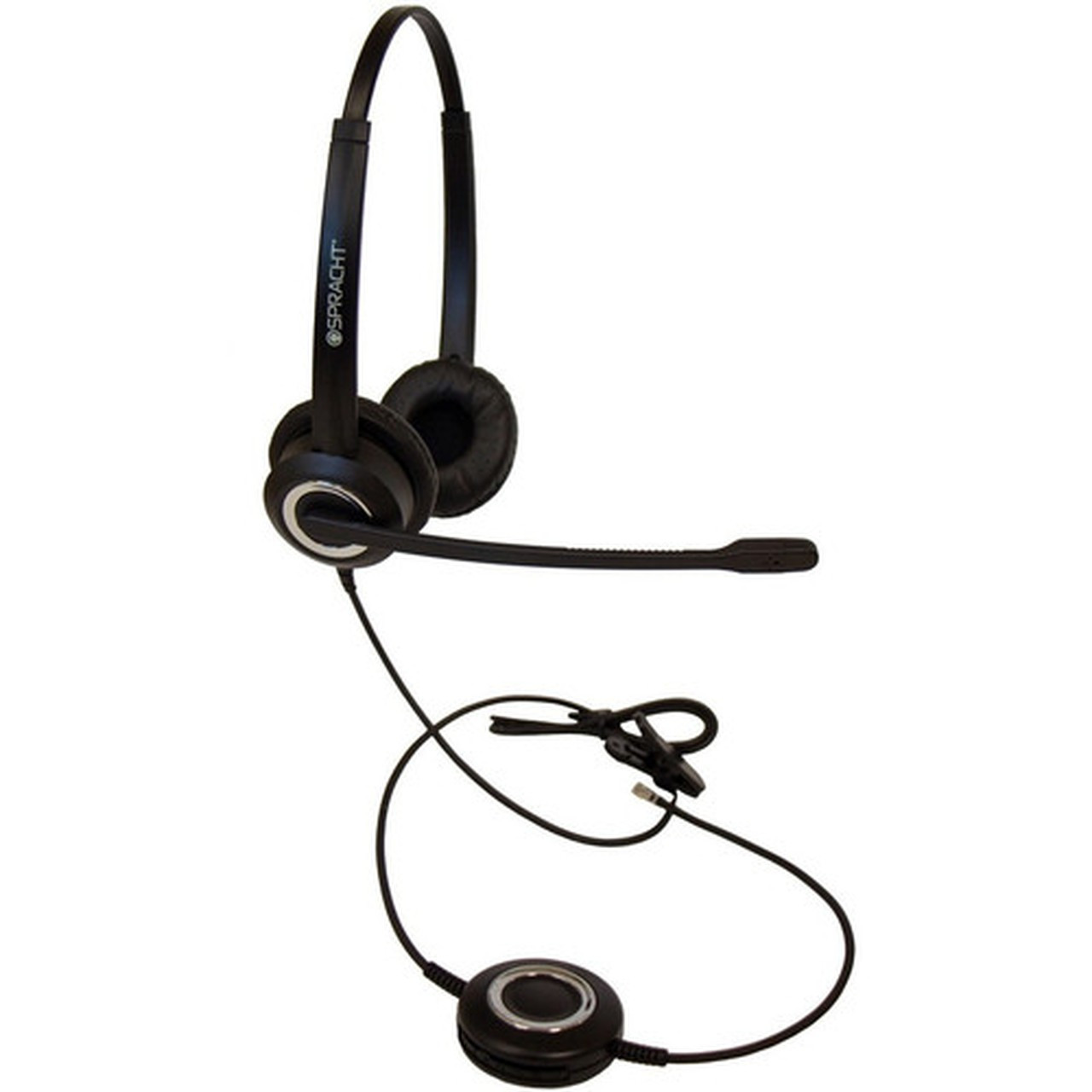 Spracht ZUMRJ9B Headset - Stereo - RJ-9 - Wired - Over-the-head - Binaural ZUMRJ9B