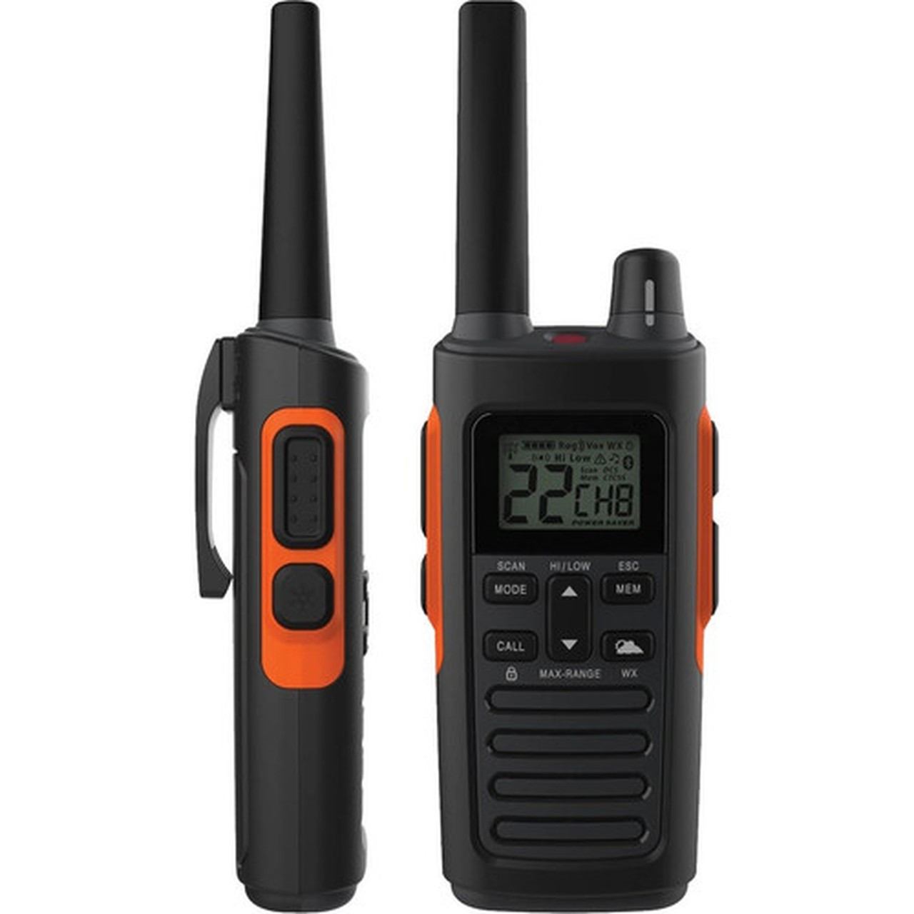 Cobra RX680 Rugged Waterproof Walkie Talkies Pair - 60 Radio Channels - Upto 200640 ft 61155072 mm - NOAA Weather Radio Built-in - RX680