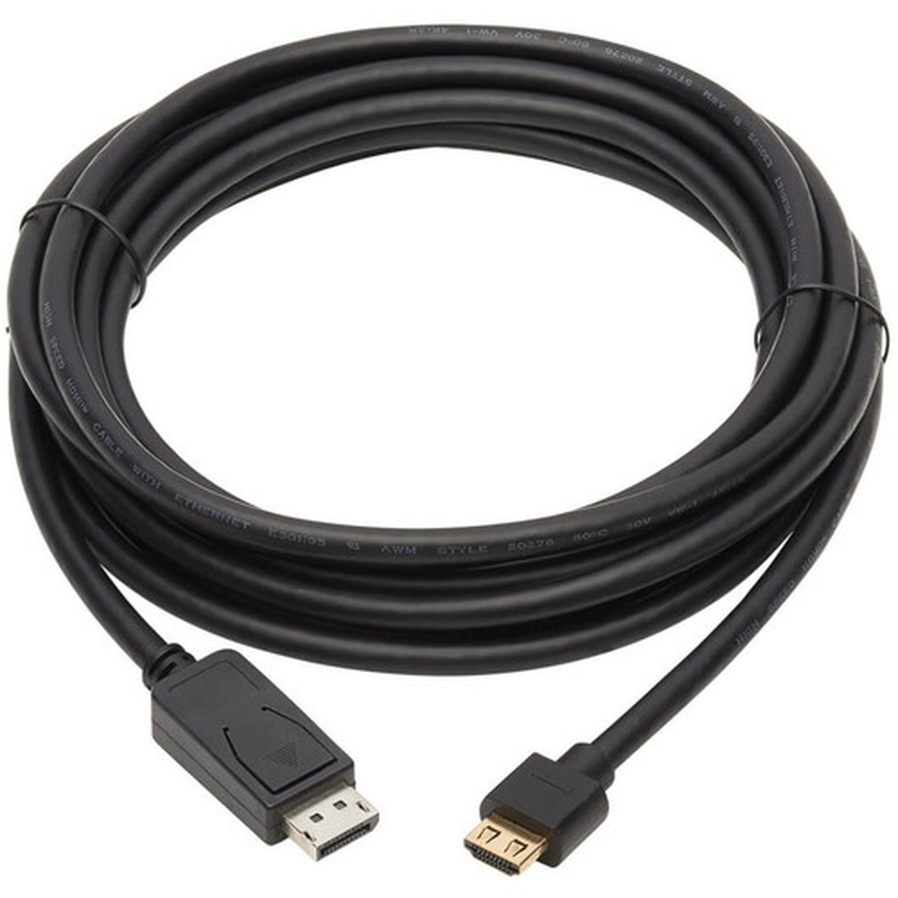 Tripp Lite P582-010-4K6AE DisplayPort to HDMI 4K Cable - MM 10 ft Black - 10 ft DisplayPortHDMI AV Cable for AudioVideo Device P582-010-4K6AE