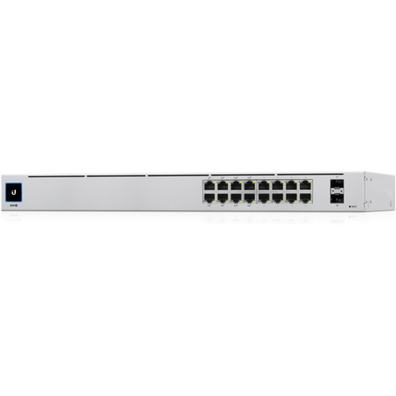 Ubiquiti UniFi 16-Port PoE Switch - 16 Ports - Manageable - 2 Layer Supported - Modular - 2 SFP Slots - Twisted Pair Optical Fiber - USW-16-POE