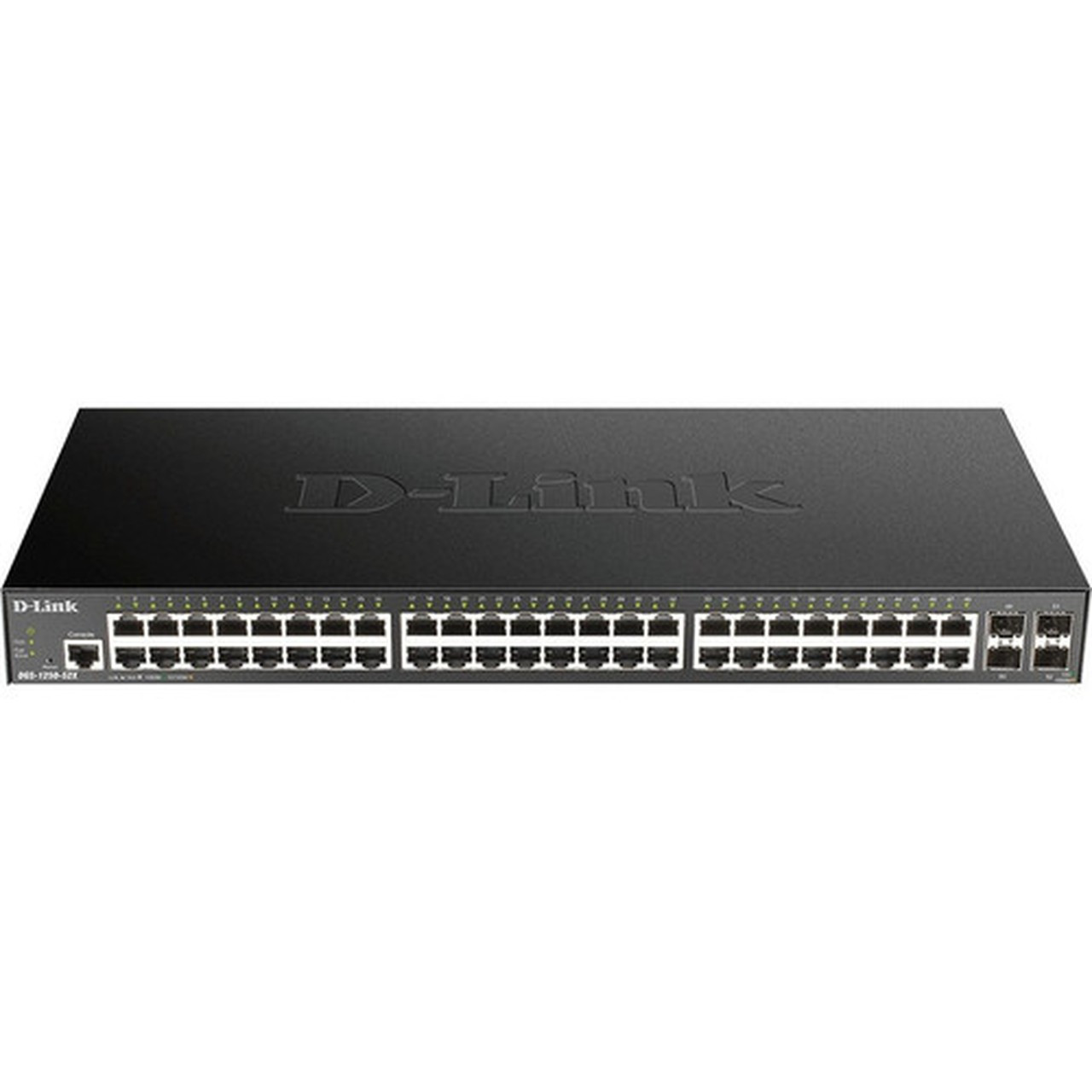D-Link 52-Port 10-Gigabit Smart Managed Switch - 52 Ports - Manageable - Gigabit Ethernet 10 Gigabit Ethernet - 101001000Base-T - DGS-1250-52X-6KV