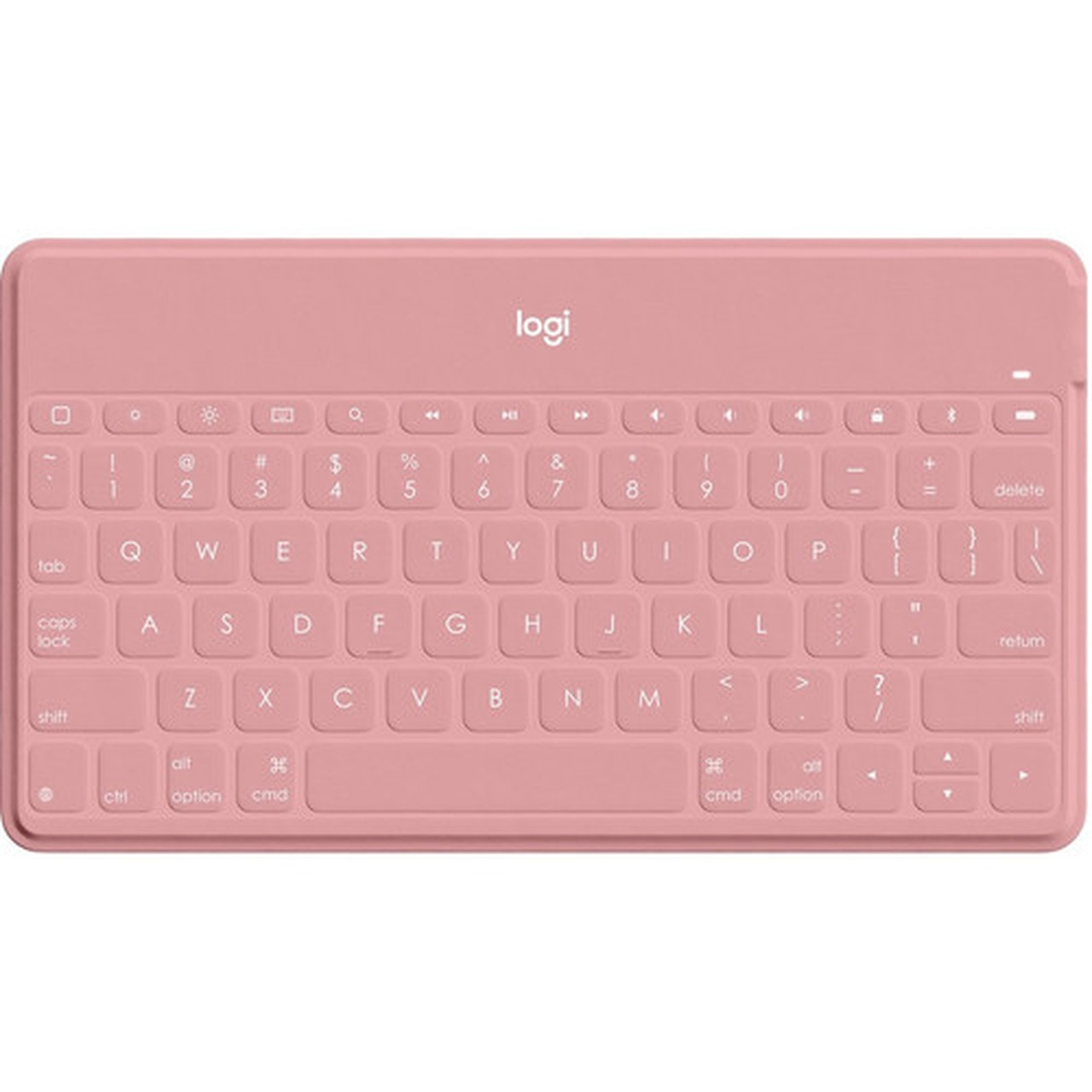 Logitech Keys-To-Go Keyboard - Wireless Connectivity - Bluetooth - iPhone iPad Apple TV - iOS - Scissors Keyswitch - Blush 920-010039