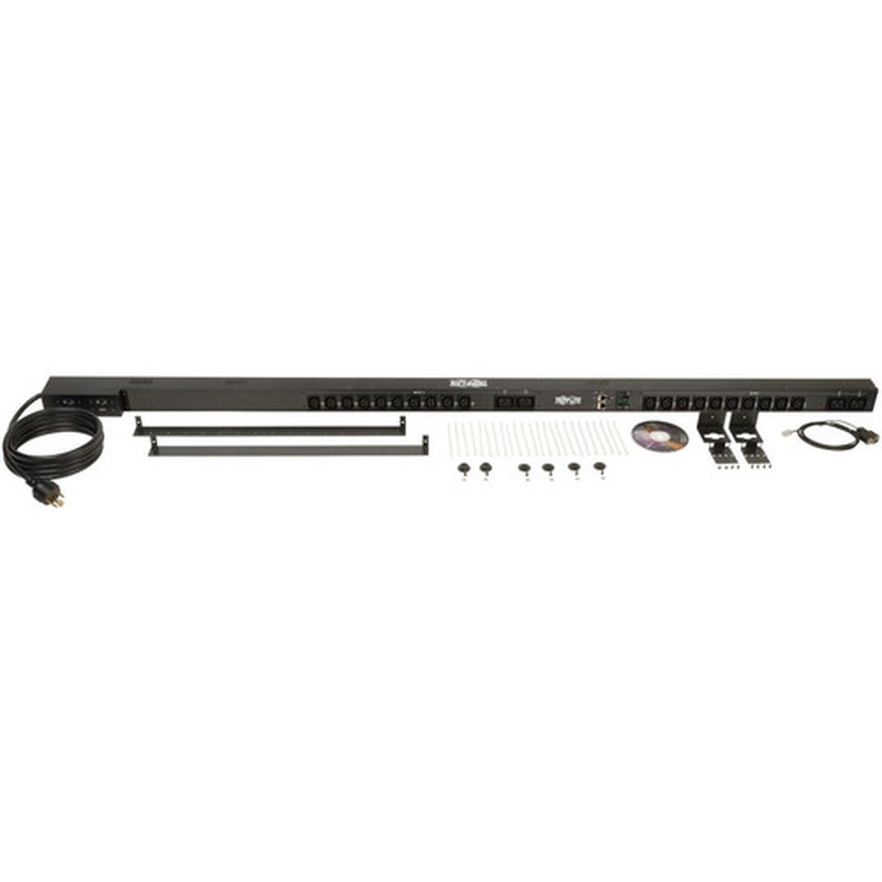 Tripp Lite PDUNVR30HVLX 24-Outlets PDU - Monitored - NEMA L6-30P - 20 x IEC 60320 C13 4 x IEC 60320 C19 - 230 V AC - Network RJ-45 PDUNVR30HVLX