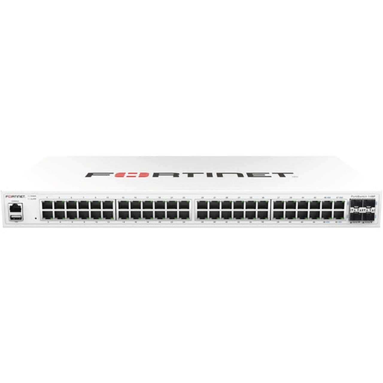Fortinet FortiSwitch FS-148F Ethernet Switch - 48 Ports - Manageable - 2 Layer Supported - Modular - 57 W Power Consumption - Optical FS-148F