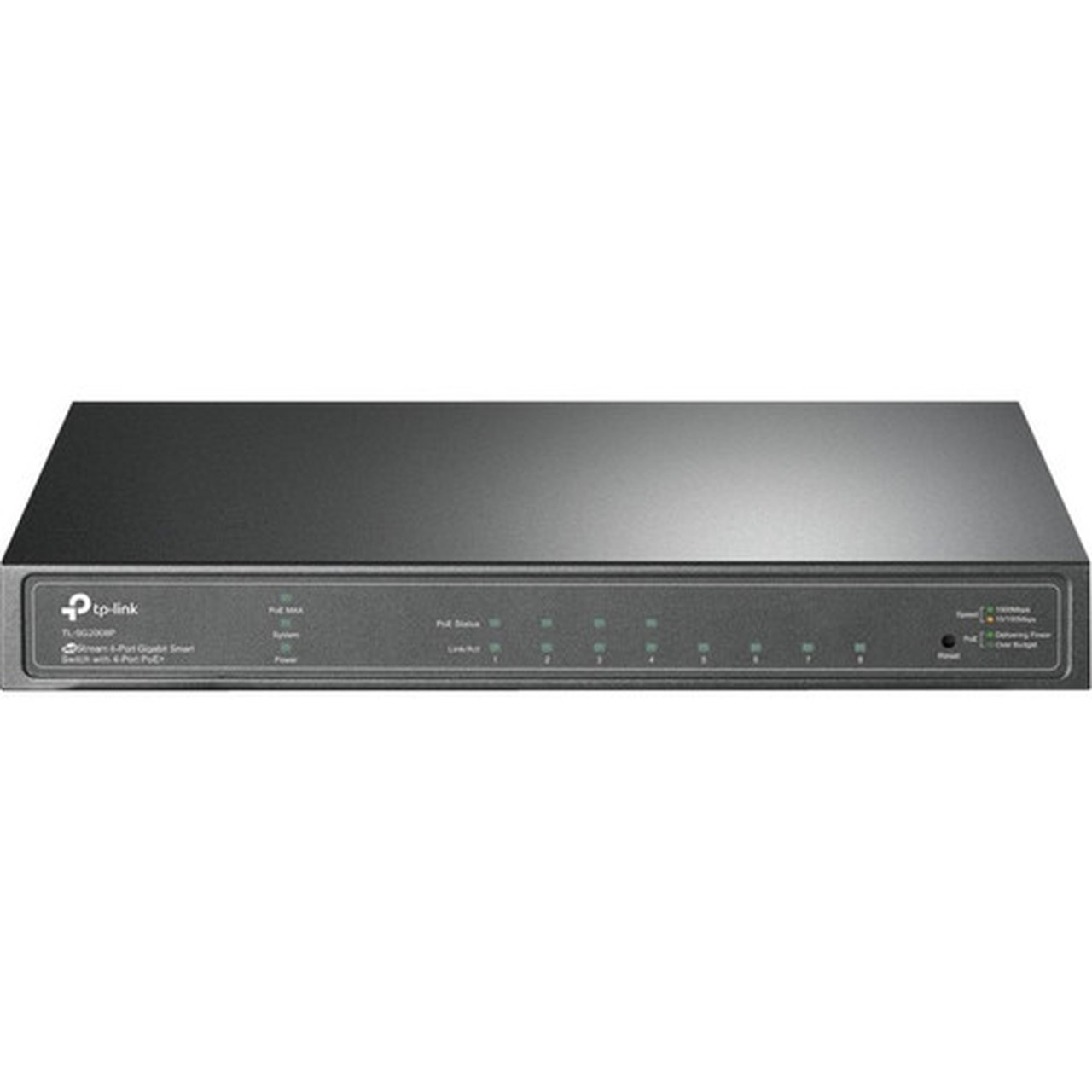 TP-Link JetStream TL-SG2008P Ethernet Switch - 8 Ports - Manageable - 2 Layer Supported - Modular - 790 W Power Consumption - 62 W - TL-SG2008P