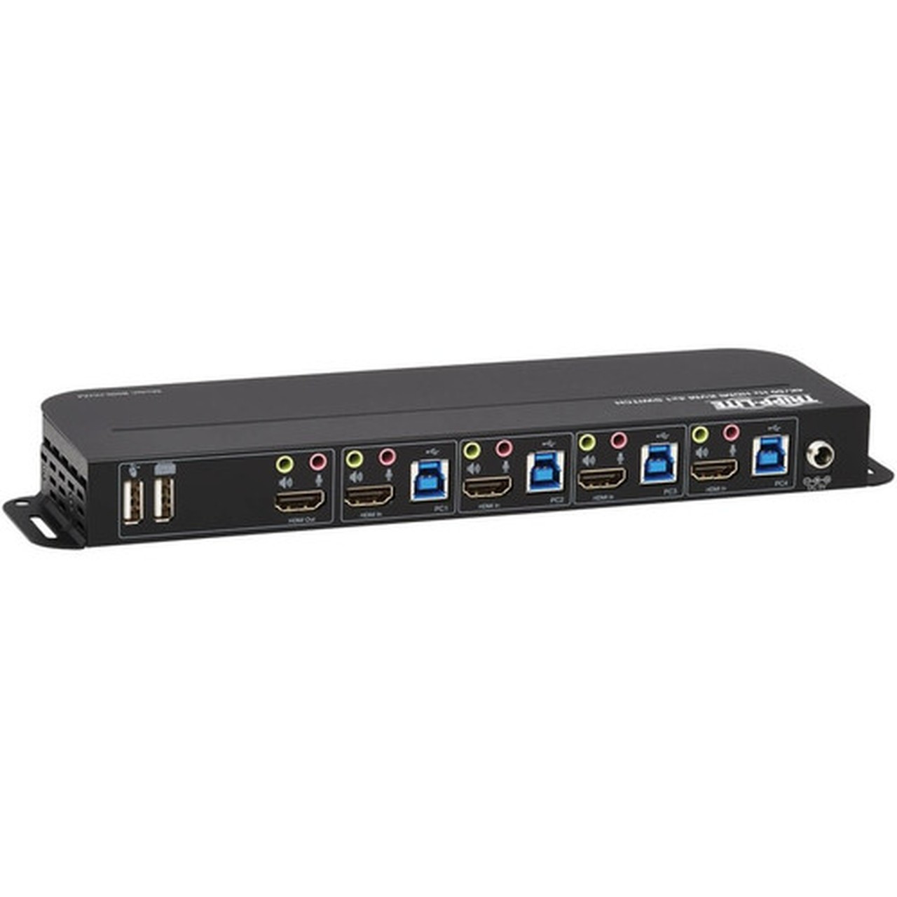 Tripp Lite B005-HUA4 4-Port HDMIUSB KVM Switch - 4 Computers - 1 Local Users - 4096 x 2160 - 8 x USB - 5 x HDMI B005-HUA4
