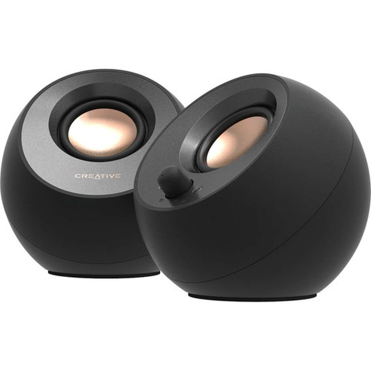 Creative Pebble V3 20 Bluetooth Speaker System - 8 W RMS - Black - Desktop - 100 Hz to 17 kHz - USB 51MF1700AA001