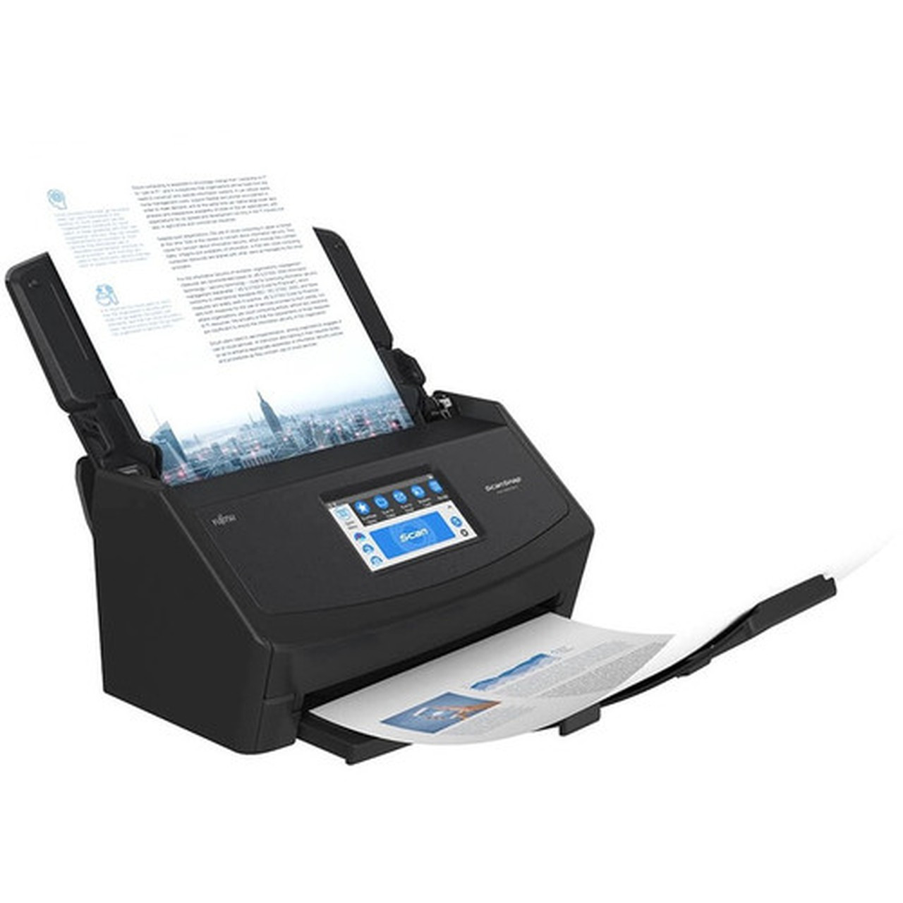 Fujitsu ScanSnap iX1600 ADFManual Feed Scanner - 600 dpi Optical - 40 ppm Mono - 40 ppm Color - Duplex Scanning - USB PA03770-B635-2YR