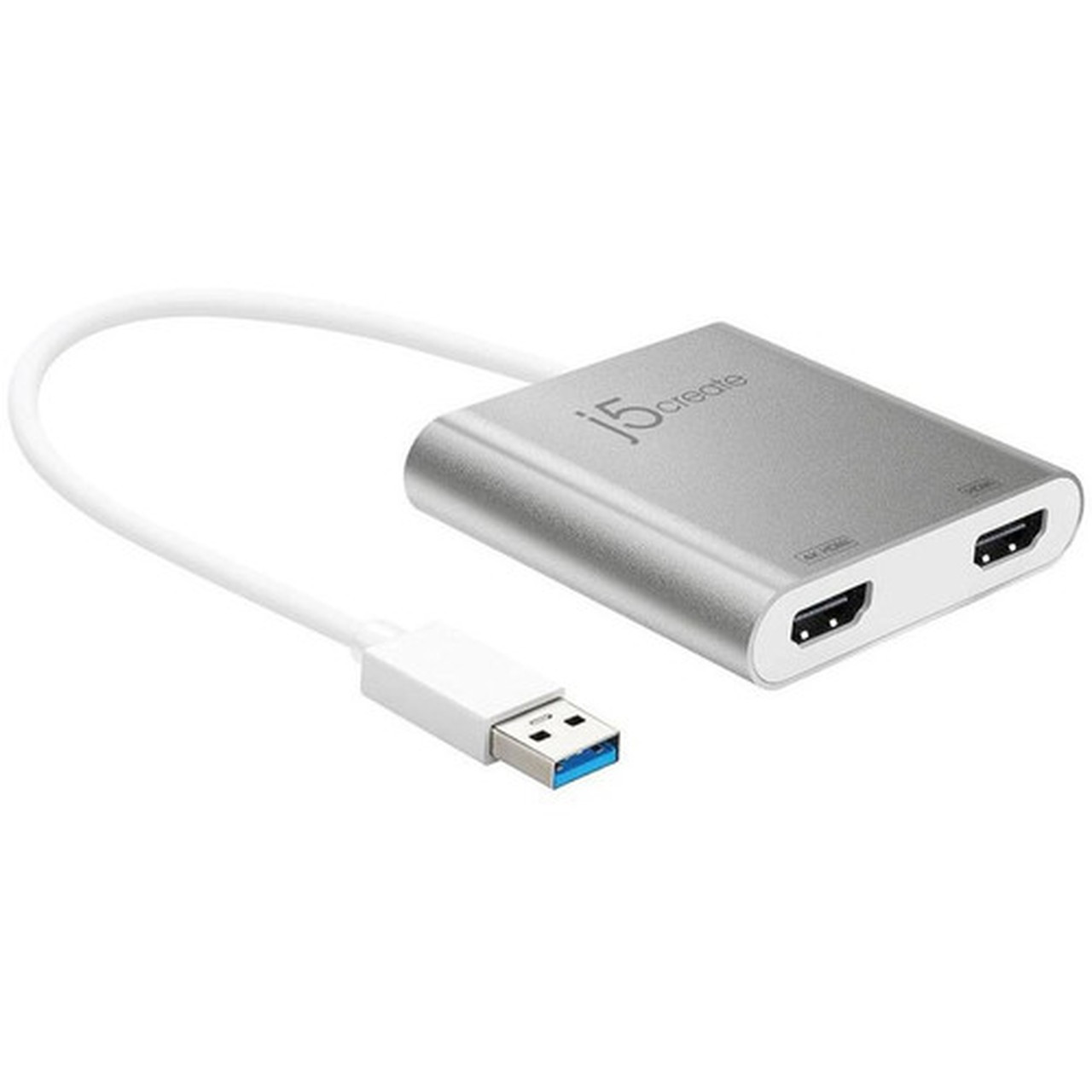 j5 create JUA365 USB 30 to Dual HDMI Multi-Monitor Adapter - 1 Pack - 1 x Type A USB 30 USB Male - 2 x HDMI Type A Digital Female JUA365